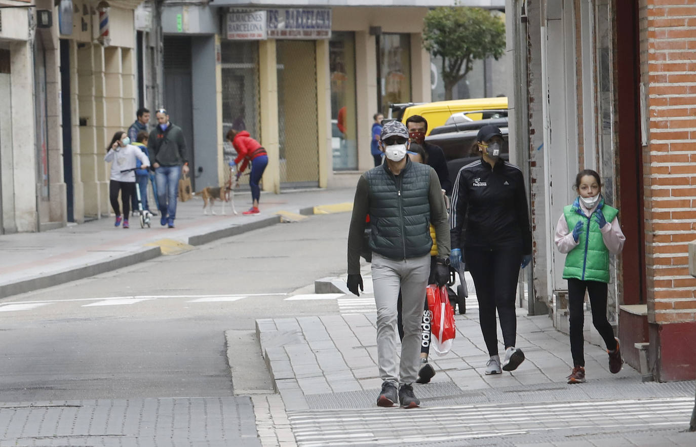 Los niños vuelven a las calles de Palencia. 