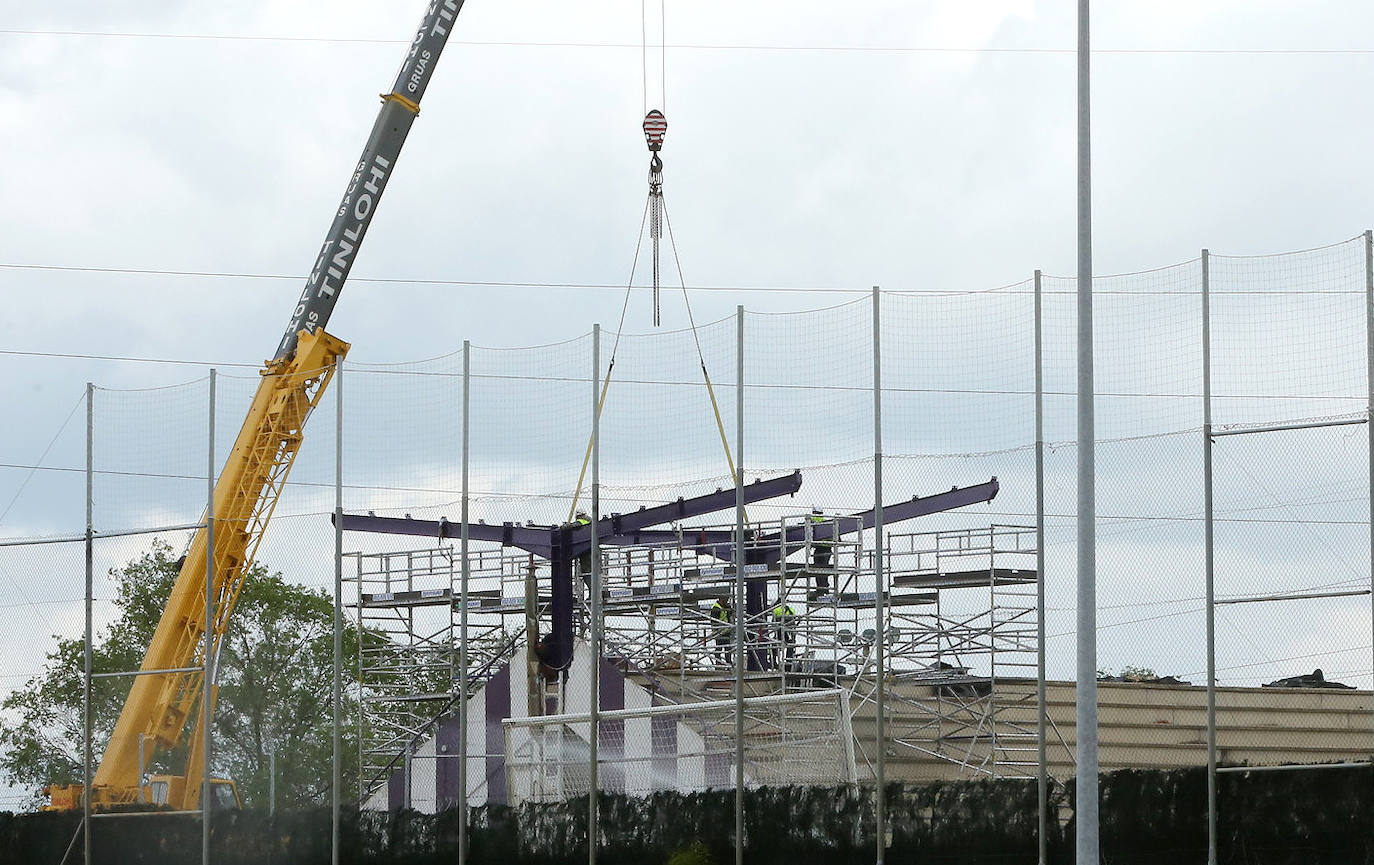 Obras en los campos Anexos a Zorrilla. 