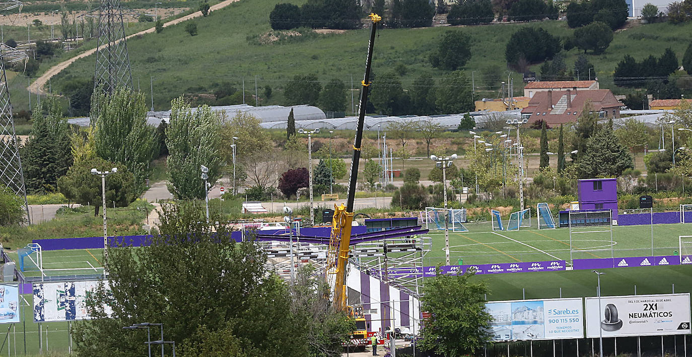 Obras en los campos Anexos a Zorrilla. 
