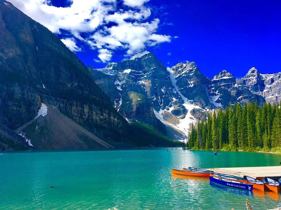 Lago Moraine (Canadá, EEUU)