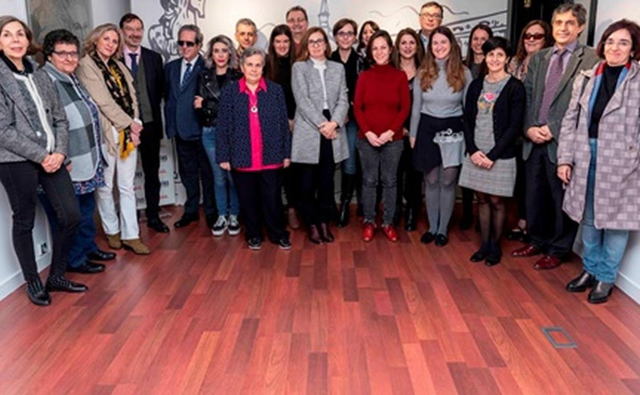 Comité cientifico del congreso, en una reunión en febrero. 