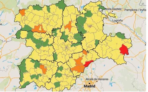 El coronavirus en Segovia: la única provincia sin zonas básicas de salud 'libres' de contagios en la última semana