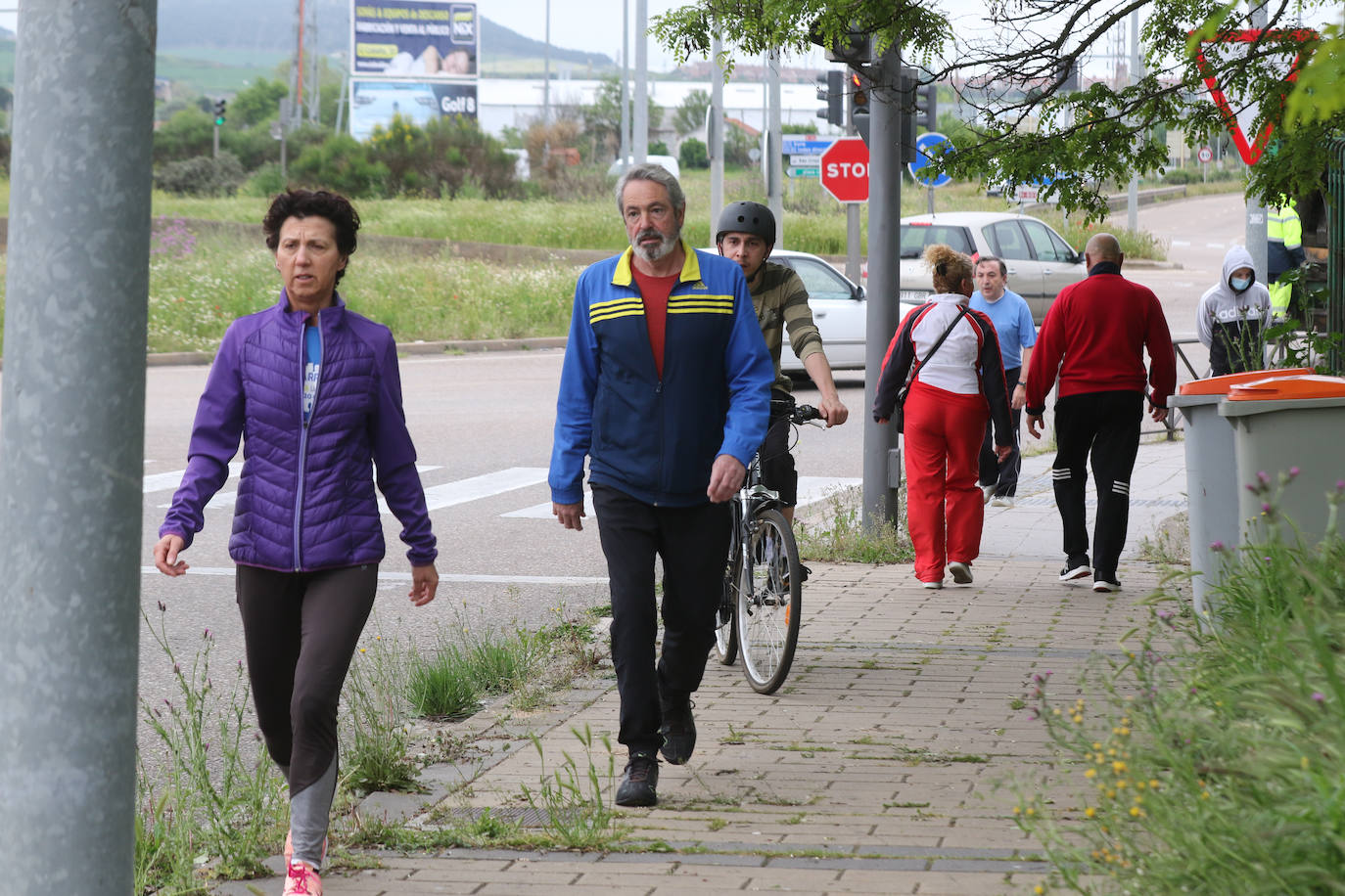 Primer día de deporte en Valladolid tras semanas de confinamiento