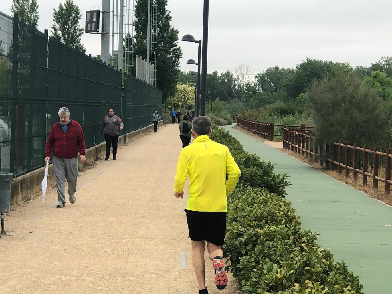 Primer día de deporte en Valladolid tras semanas de confinamiento