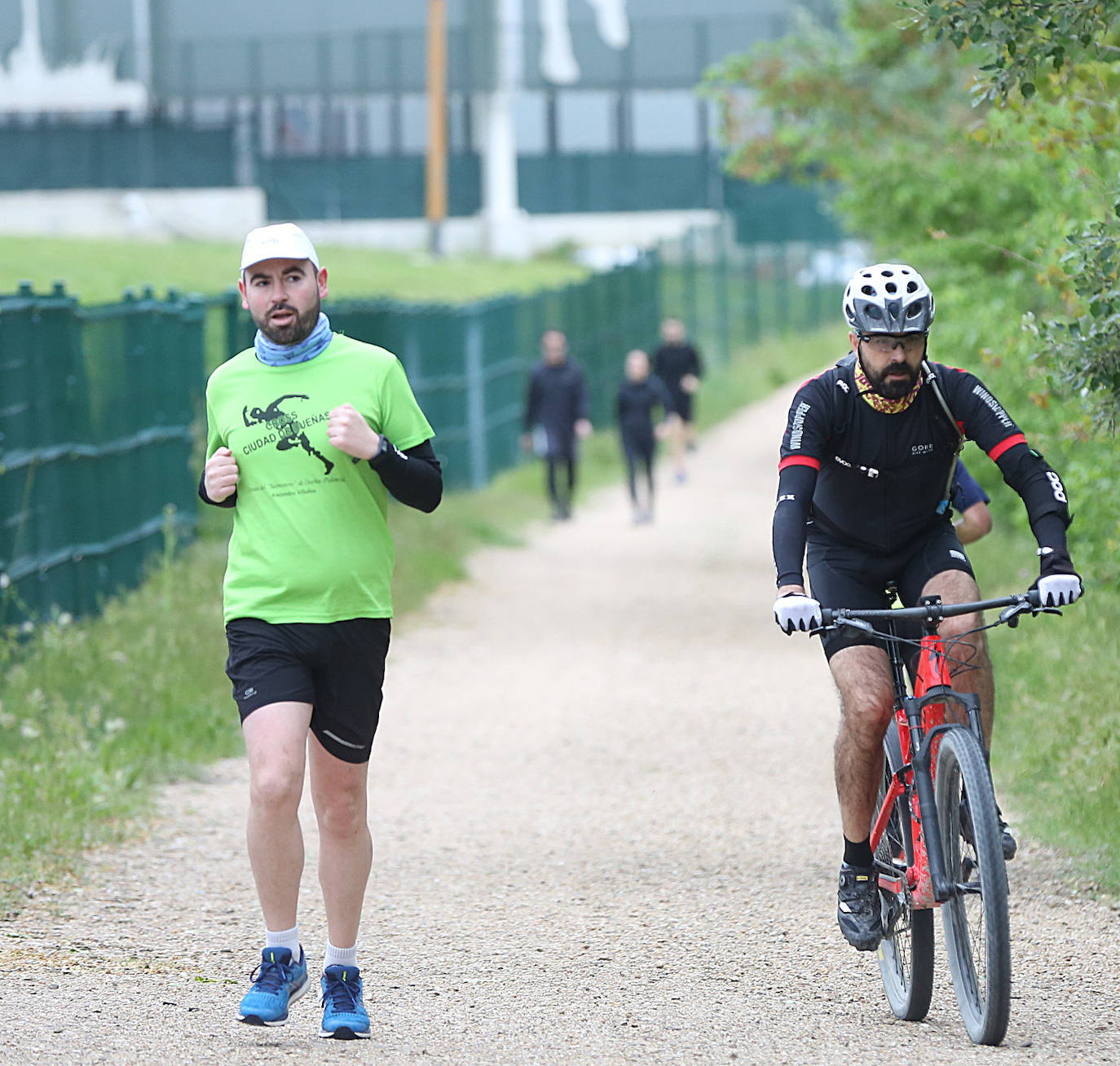 Primer día de deporte en Valladolid tras semanas de confinamiento