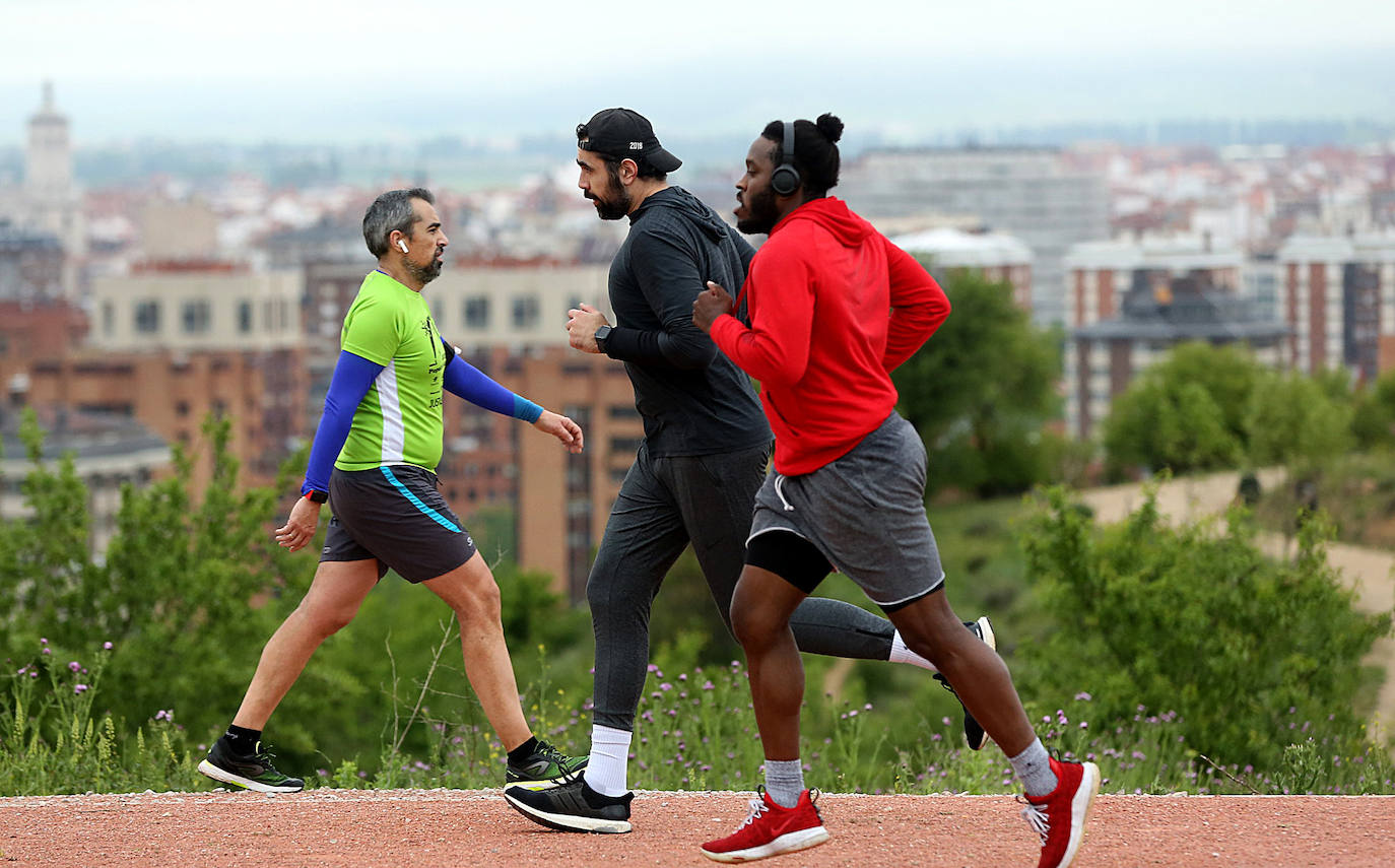 Primer día de deporte en Valladolid tras semanas de confinamiento