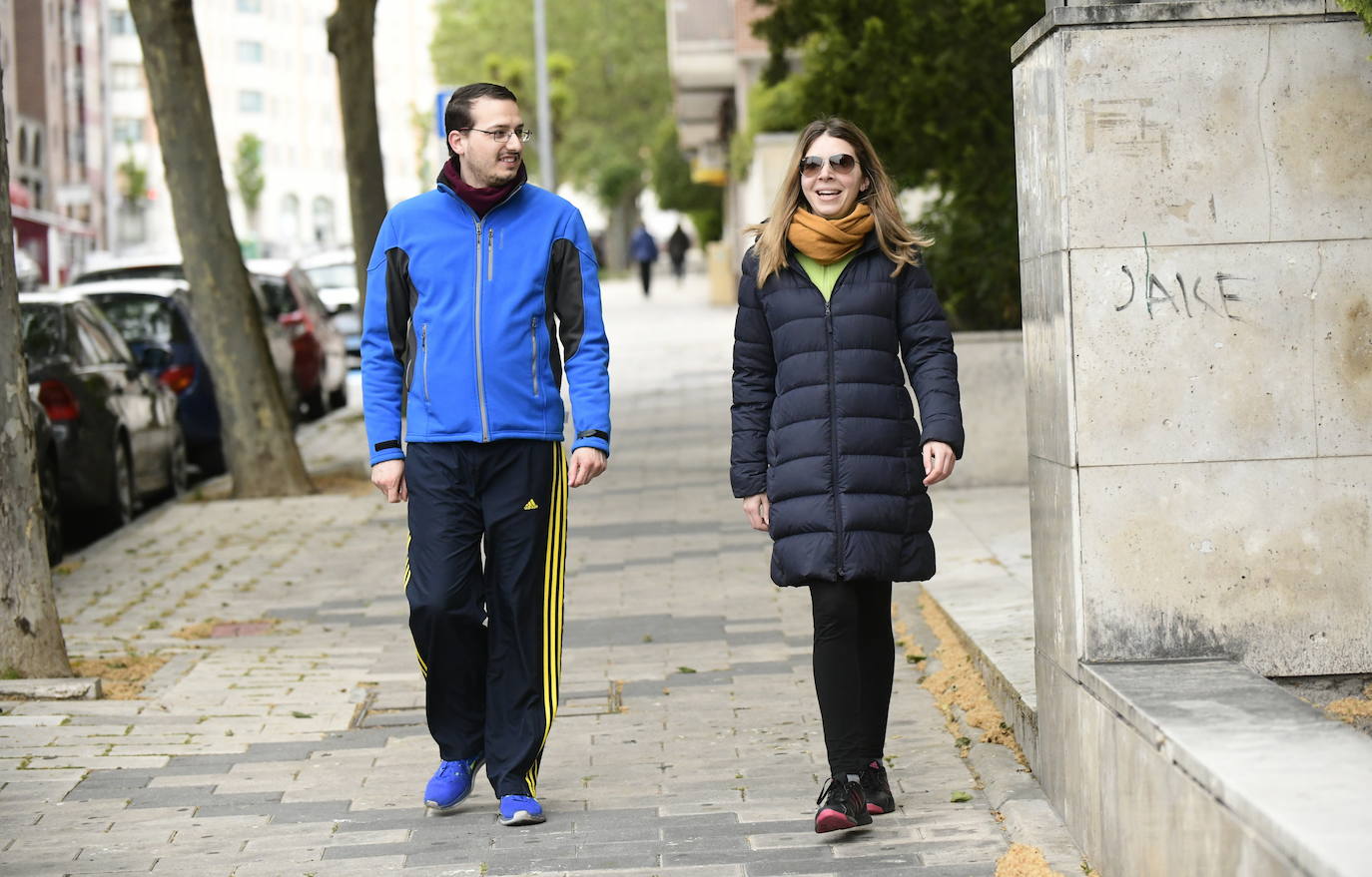 Primer día de deporte en Valladolid tras semanas de confinamiento