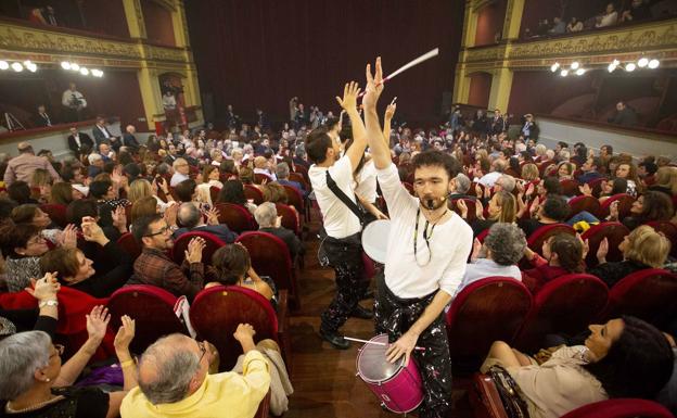 Gala en el Teatro Calderón. 