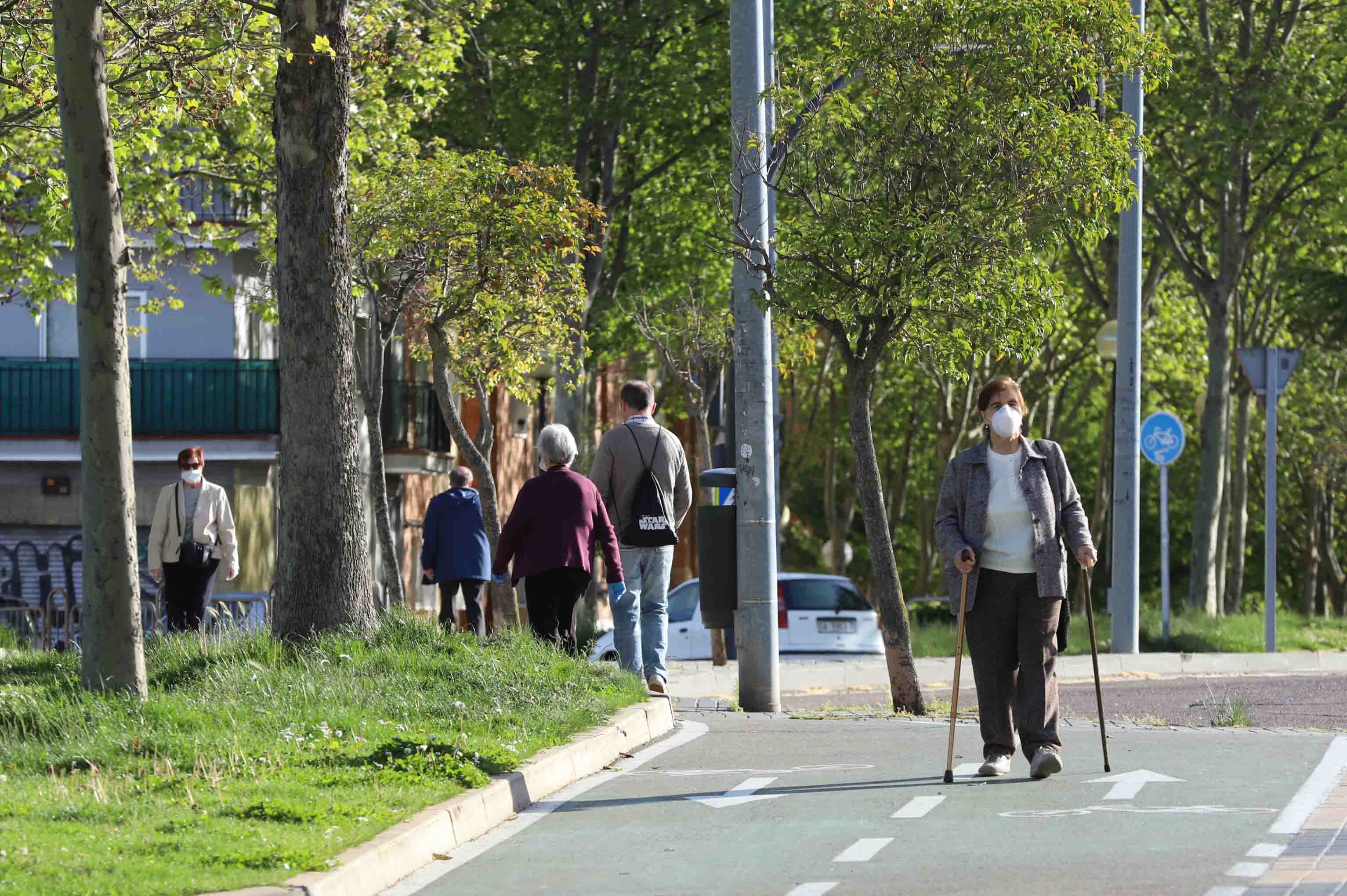Fotos: Los salmantinos disfrutan de su primera tarde de paseo y deporte