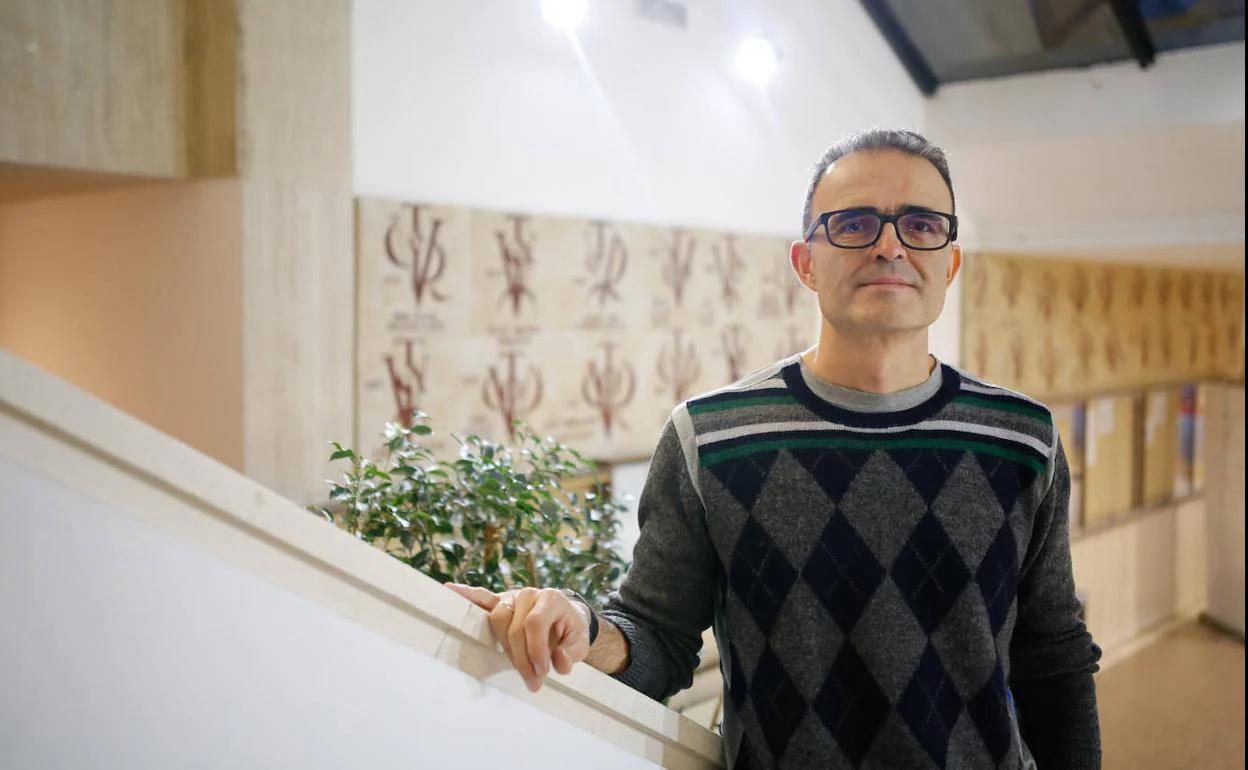 Fausto José Barberoposa en las dependencias de la Facultad de Enfermería y Fisioterapia de la USAL. 