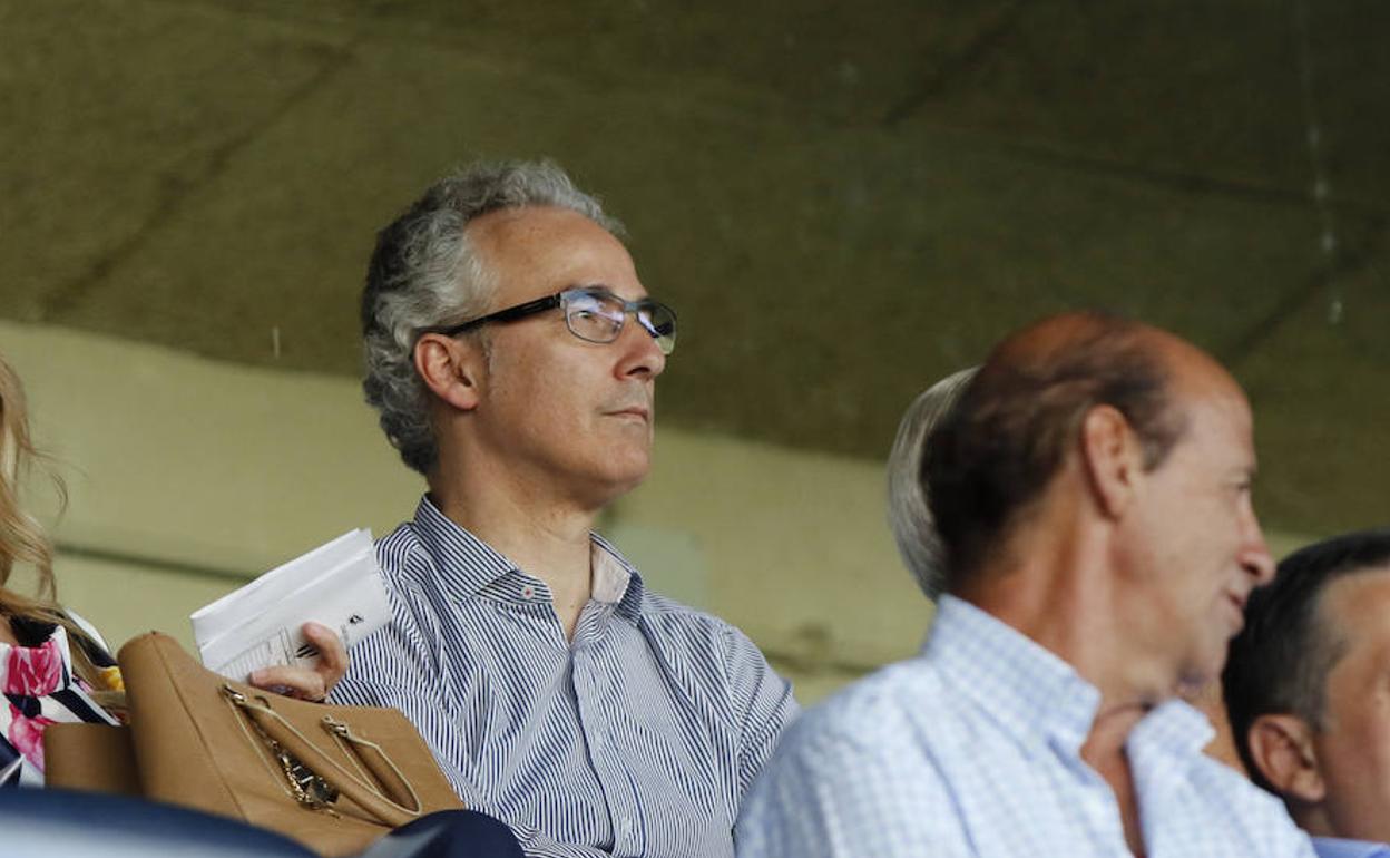 Miguel Torrecilla, en el Helmántico. 