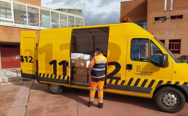 Una nueva remesa de material llega hoy a Salamanca para bomberos, policías locales y protección civil de la provincia 