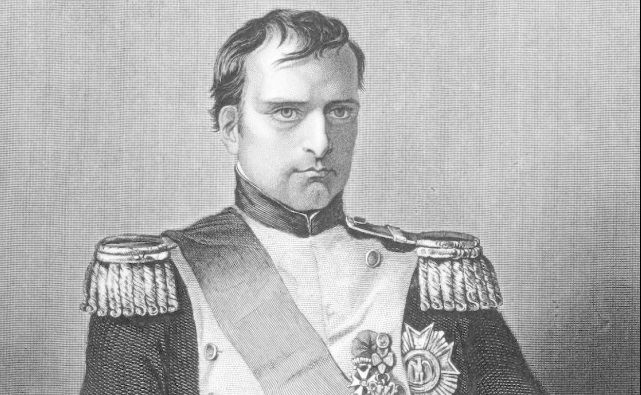 Retrato de Napoléon Bonaparte.