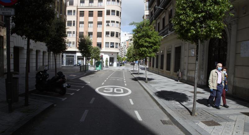 Fotos: Calles cerradas al tráfico en Valladolid