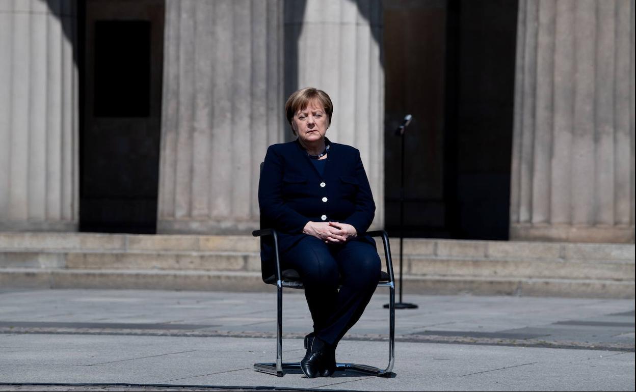 Angela Merkel, presidenta del Gobierno alemán.