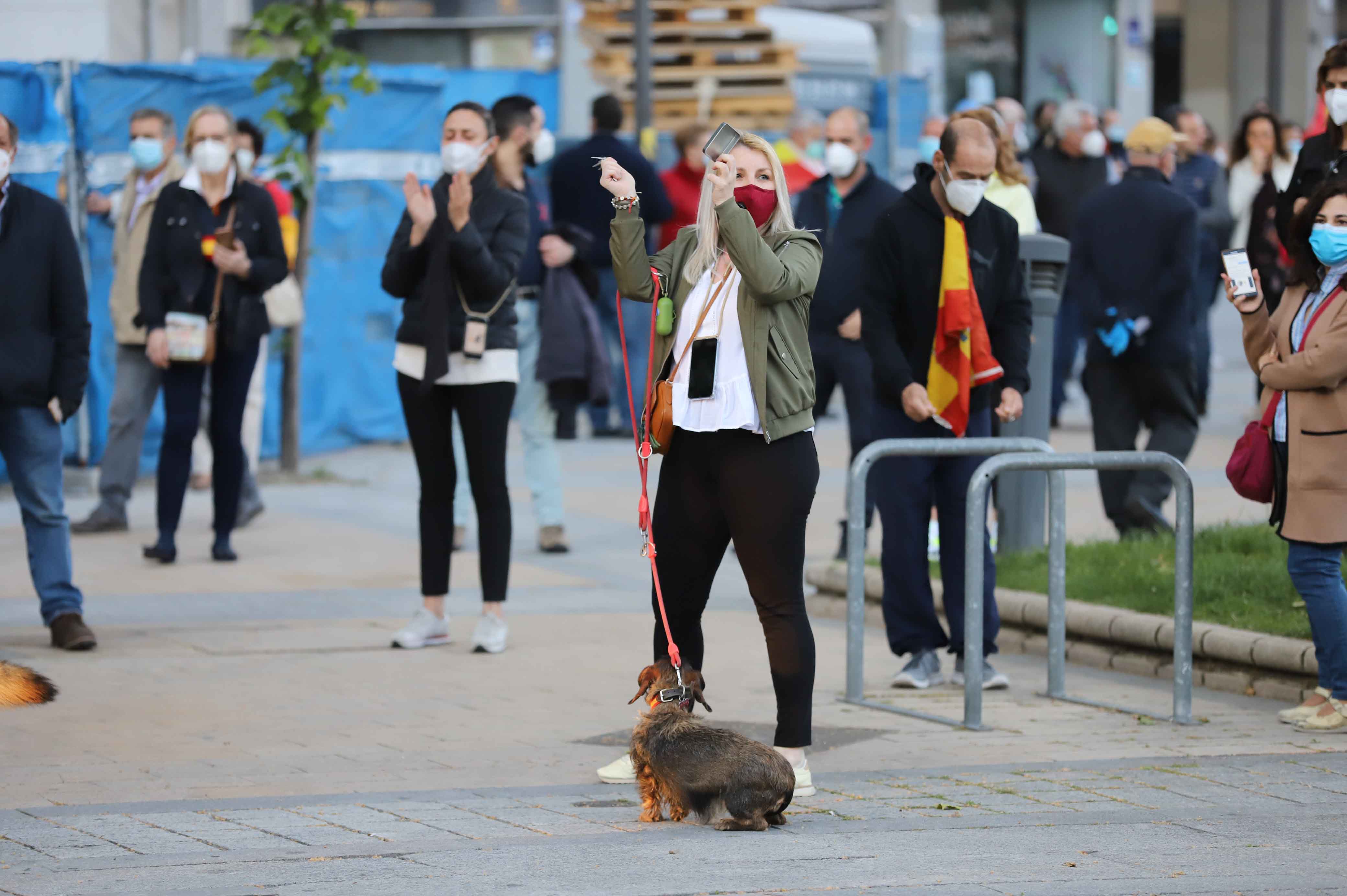 Fotos: Manifestación contra el Gobierno en Salamanca