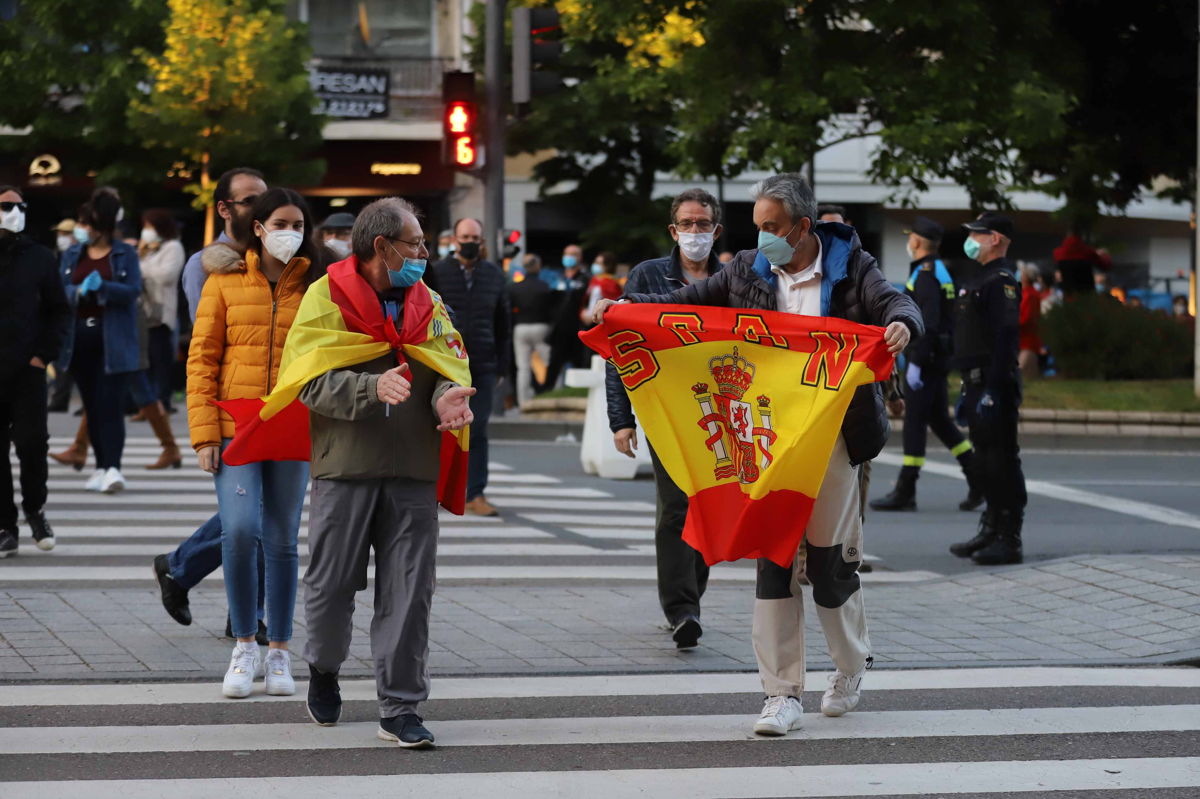 Fotos: Manifestación contra el Gobierno en Salamanca