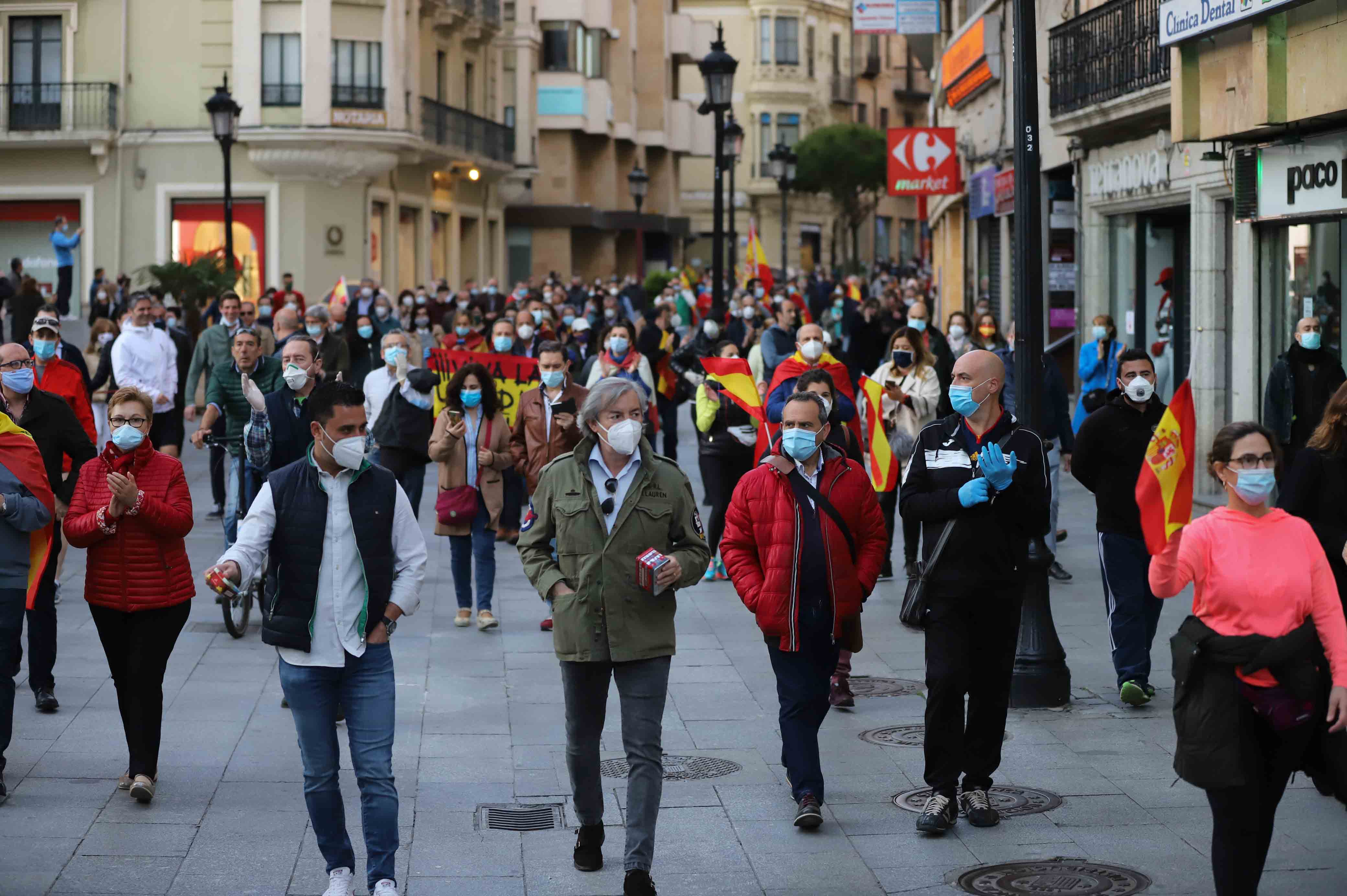 Fotos: Manifestación contra el Gobierno en Salamanca