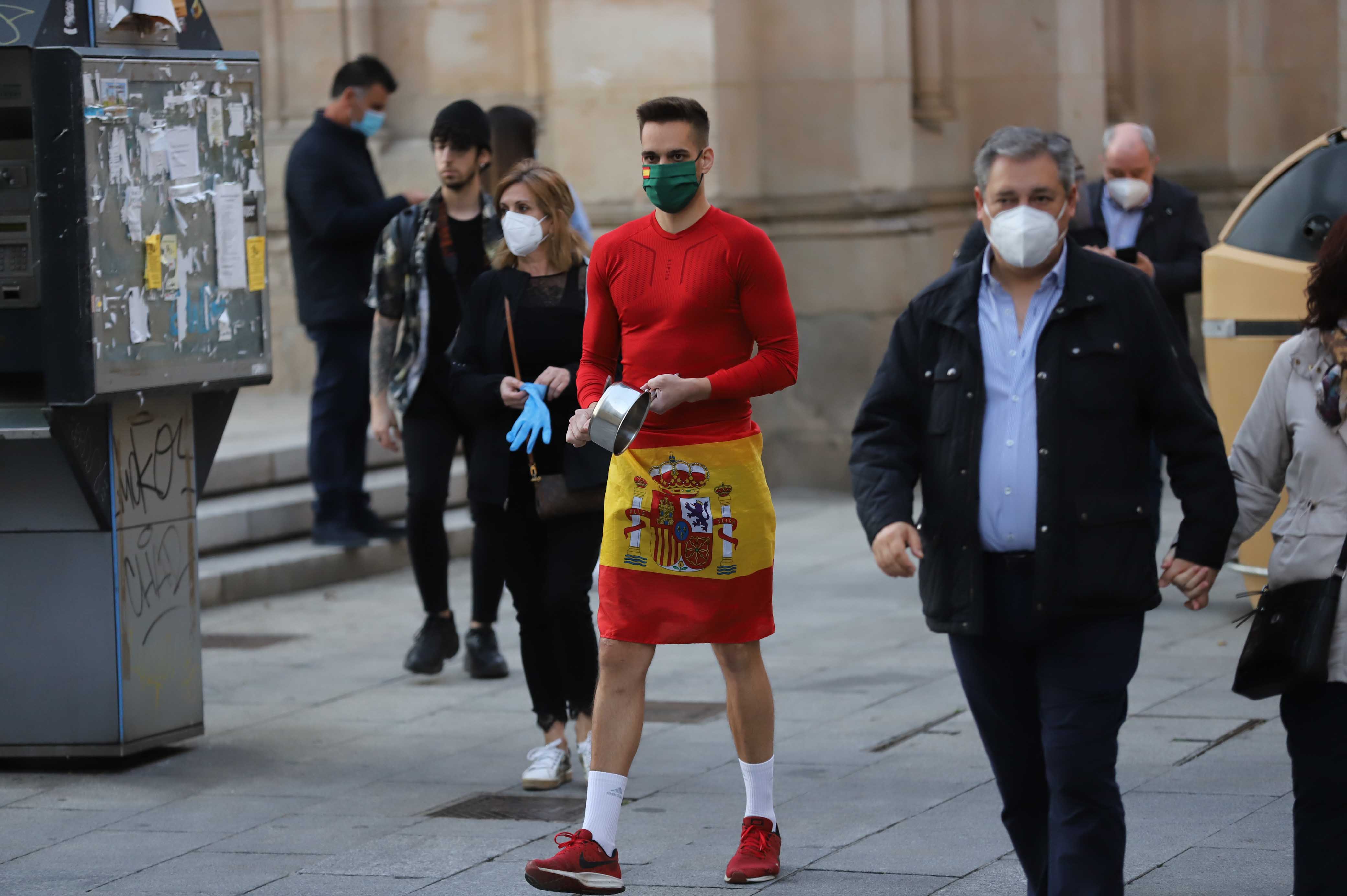 Fotos: Manifestación contra el Gobierno en Salamanca