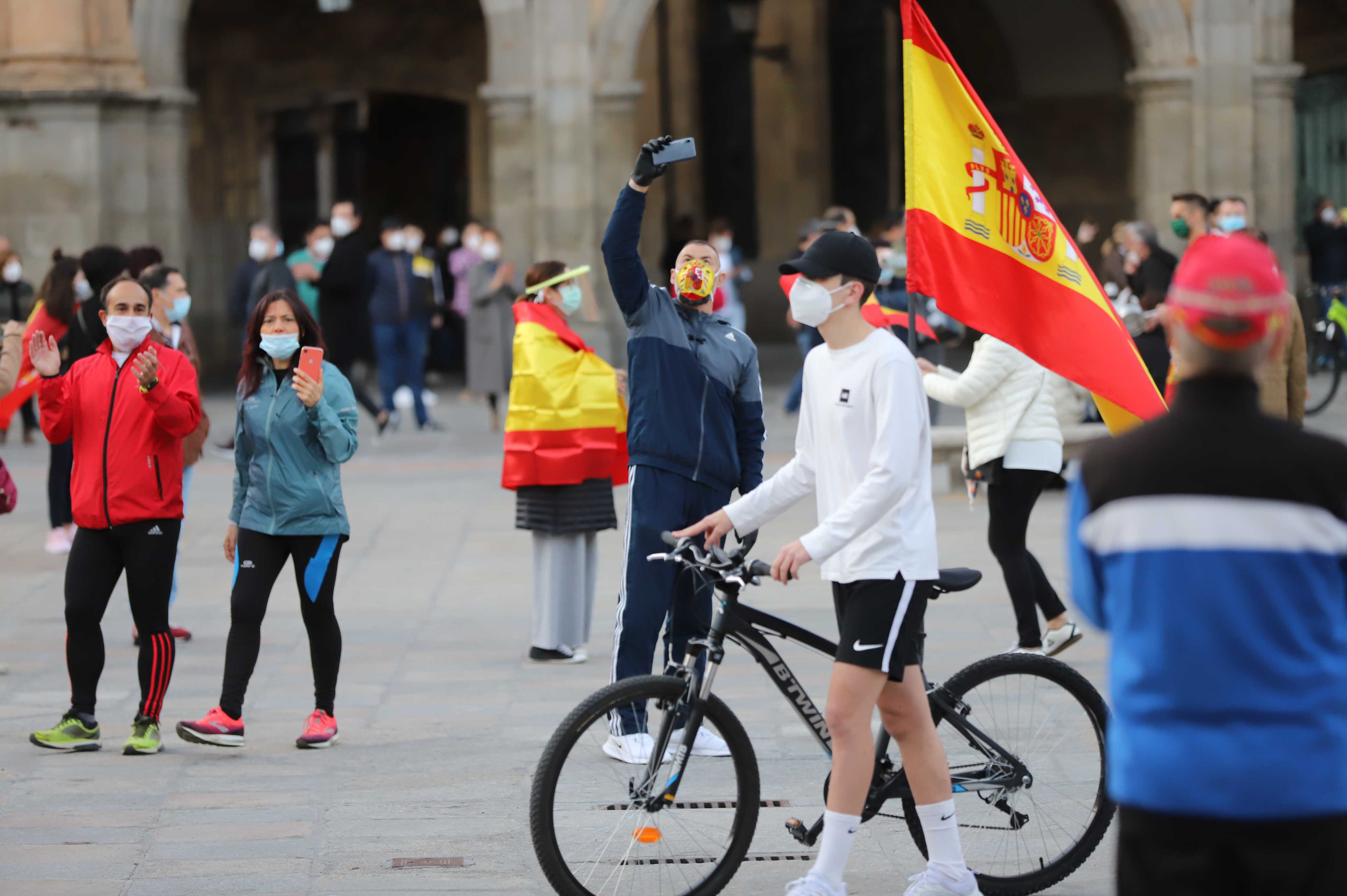 Fotos: Manifestación contra el Gobierno en Salamanca