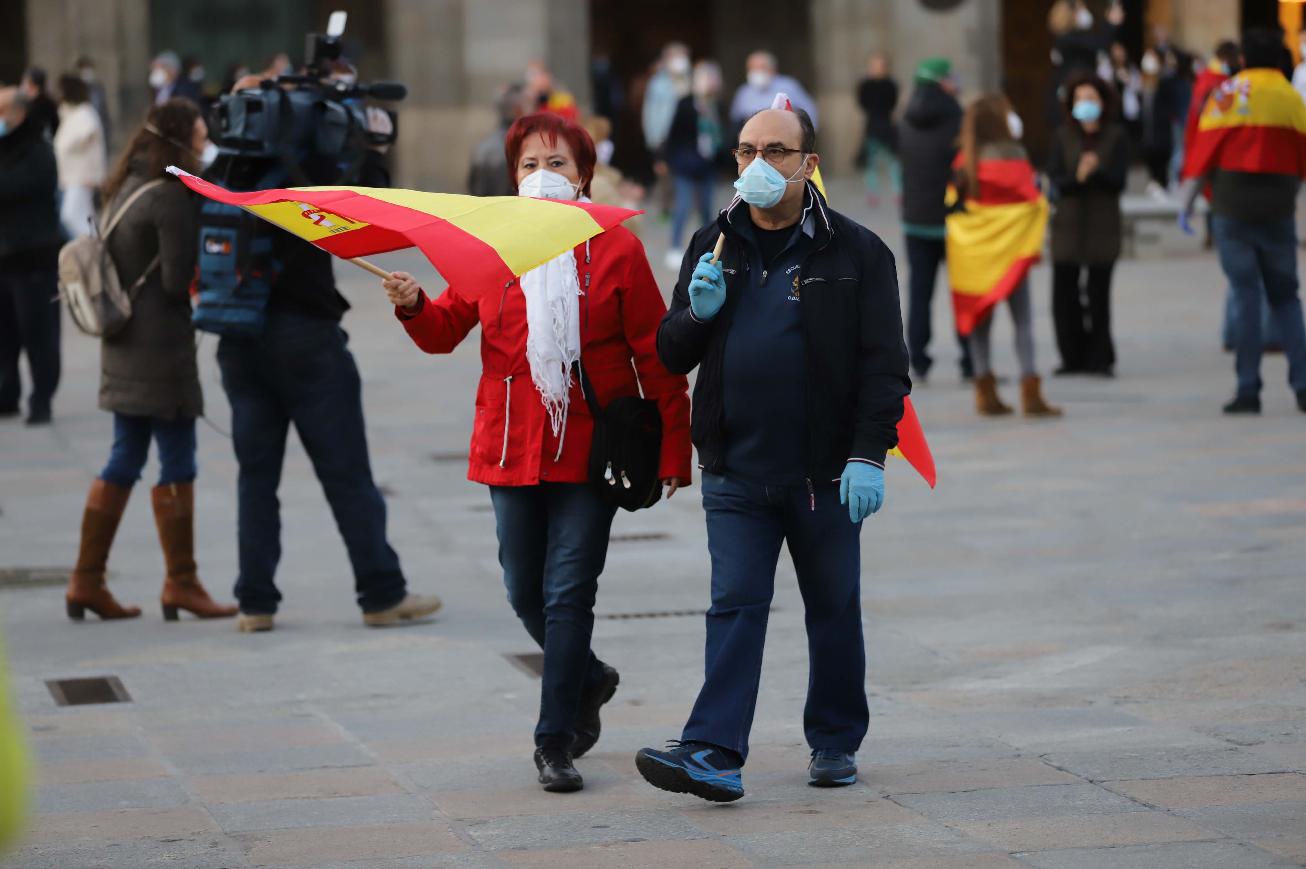 Fotos: Manifestación contra el Gobierno en Salamanca