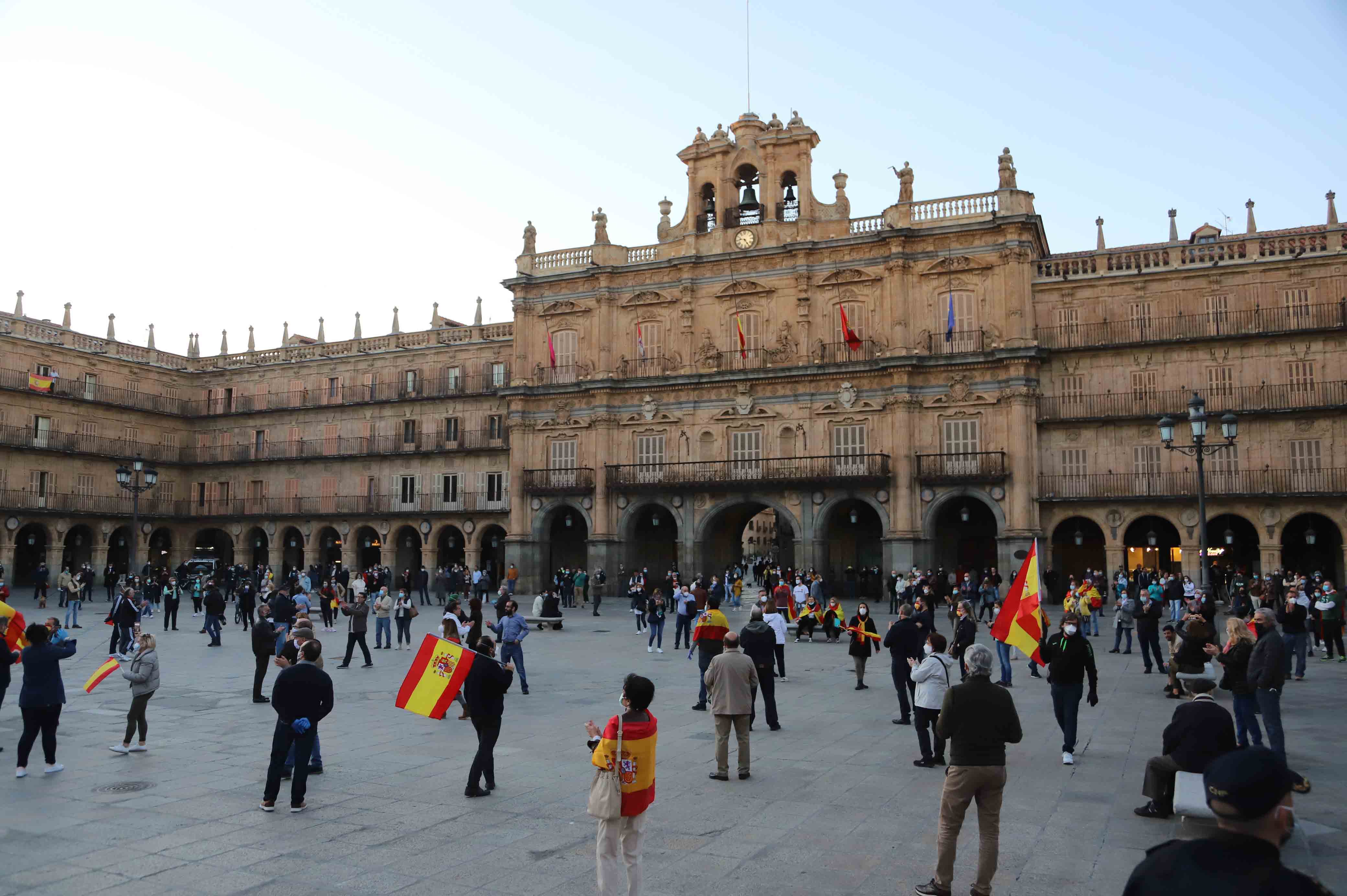 Fotos: Manifestación contra el Gobierno en Salamanca