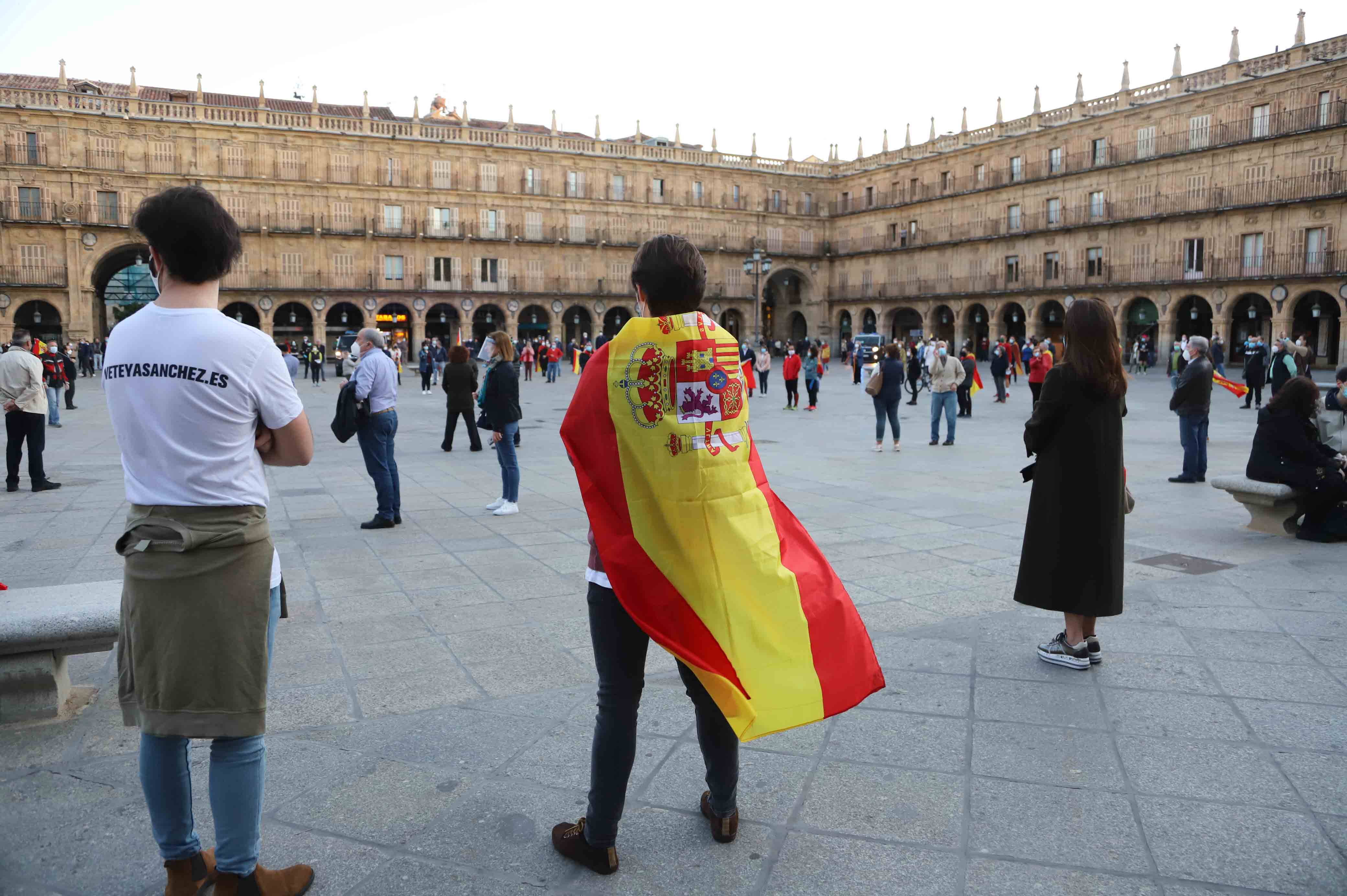 Fotos: Manifestación contra el Gobierno en Salamanca