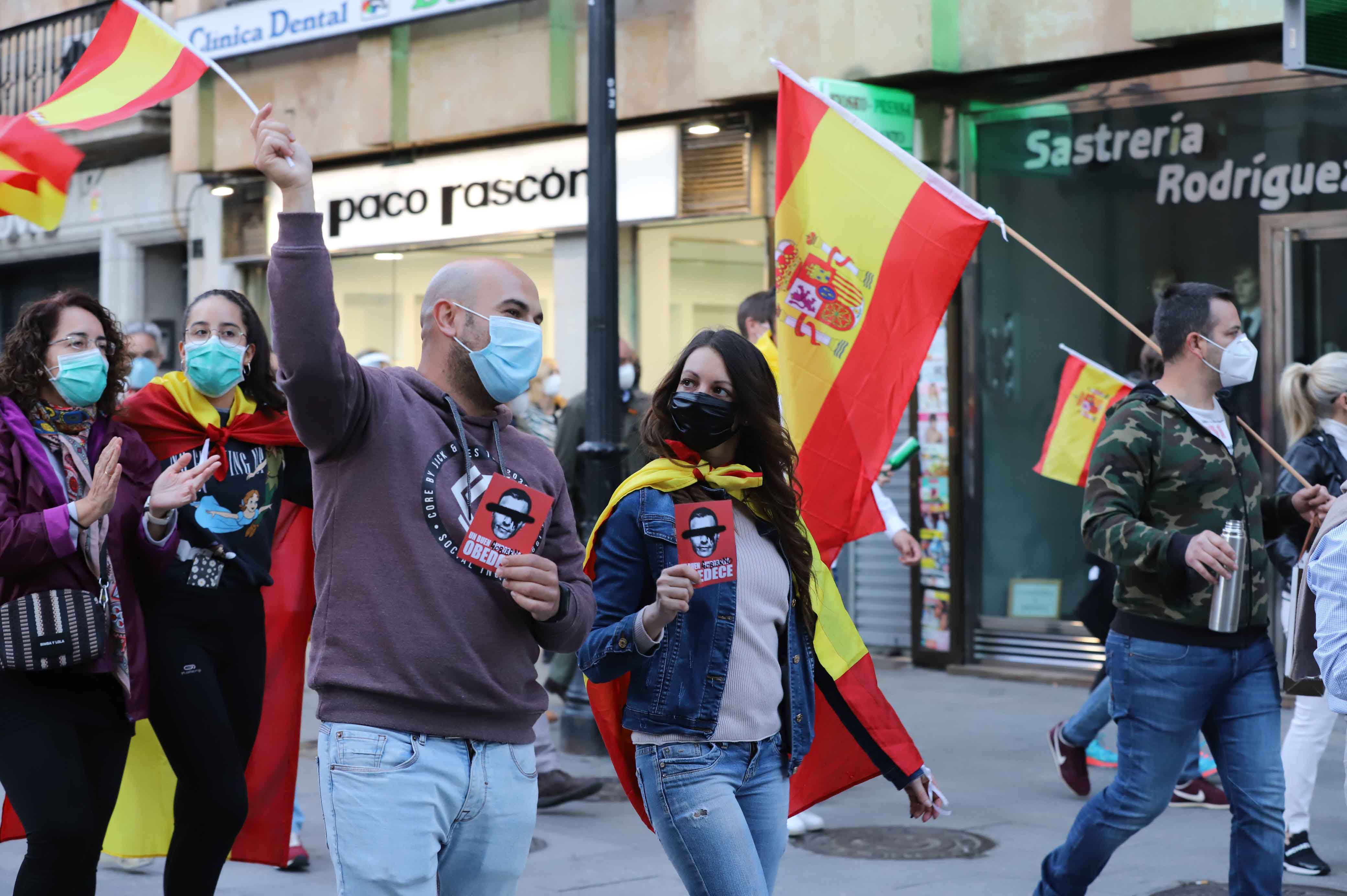 Fotos: Tercer día de protestas contra el Gobierno en Salamanca