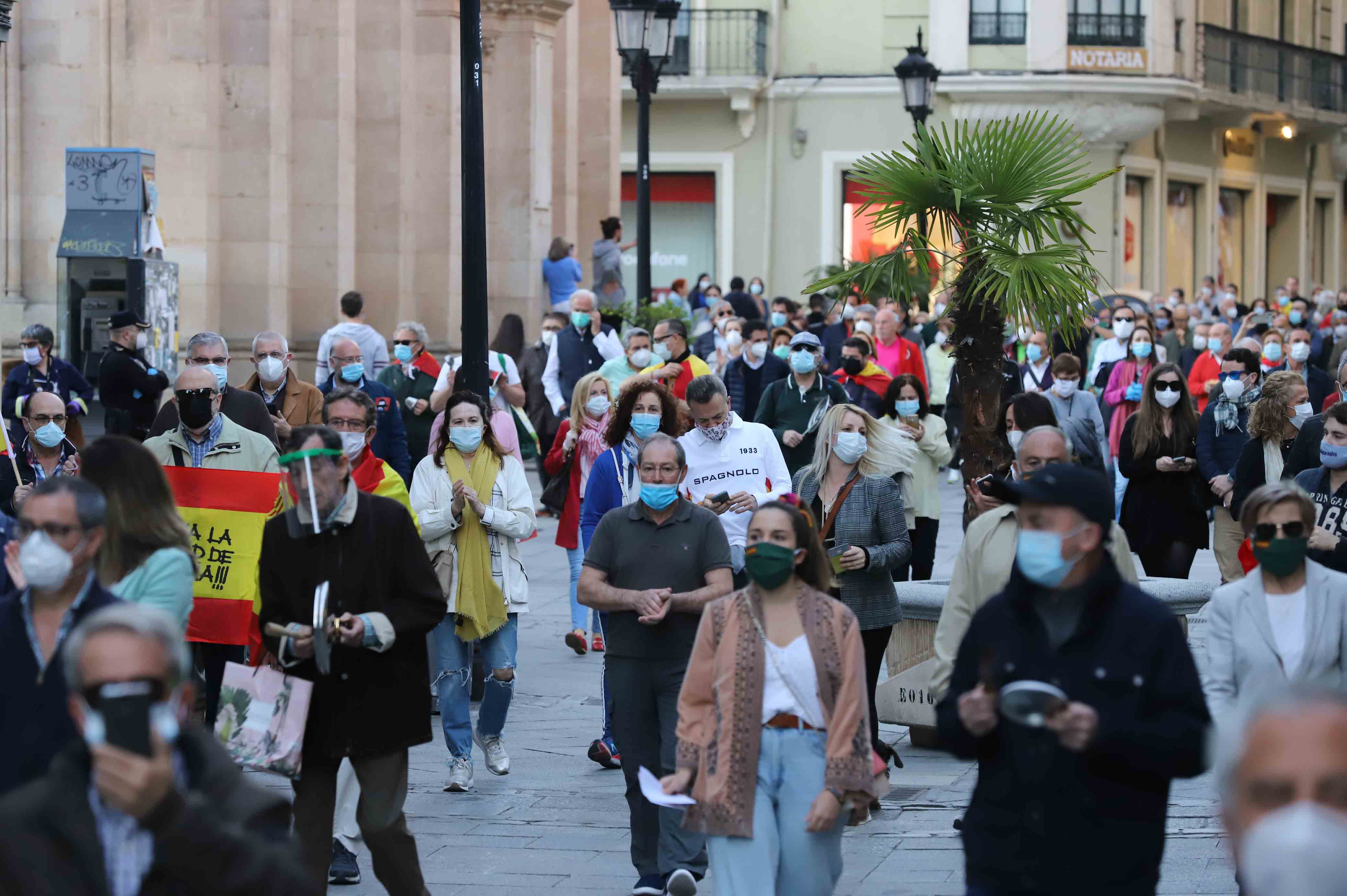 Fotos: Tercer día de protestas contra el Gobierno en Salamanca