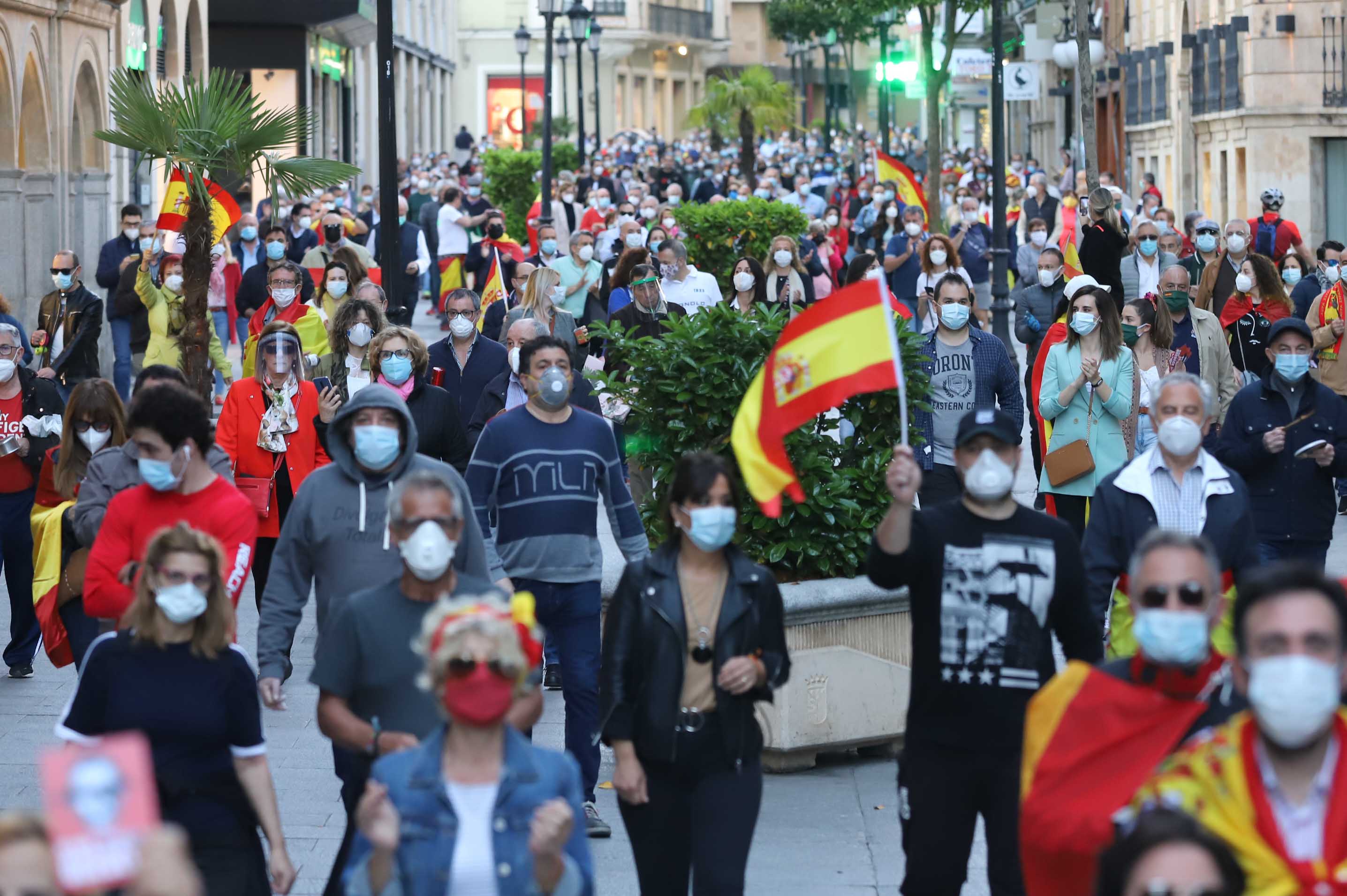 Fotos: Tercer día de protestas contra el Gobierno en Salamanca