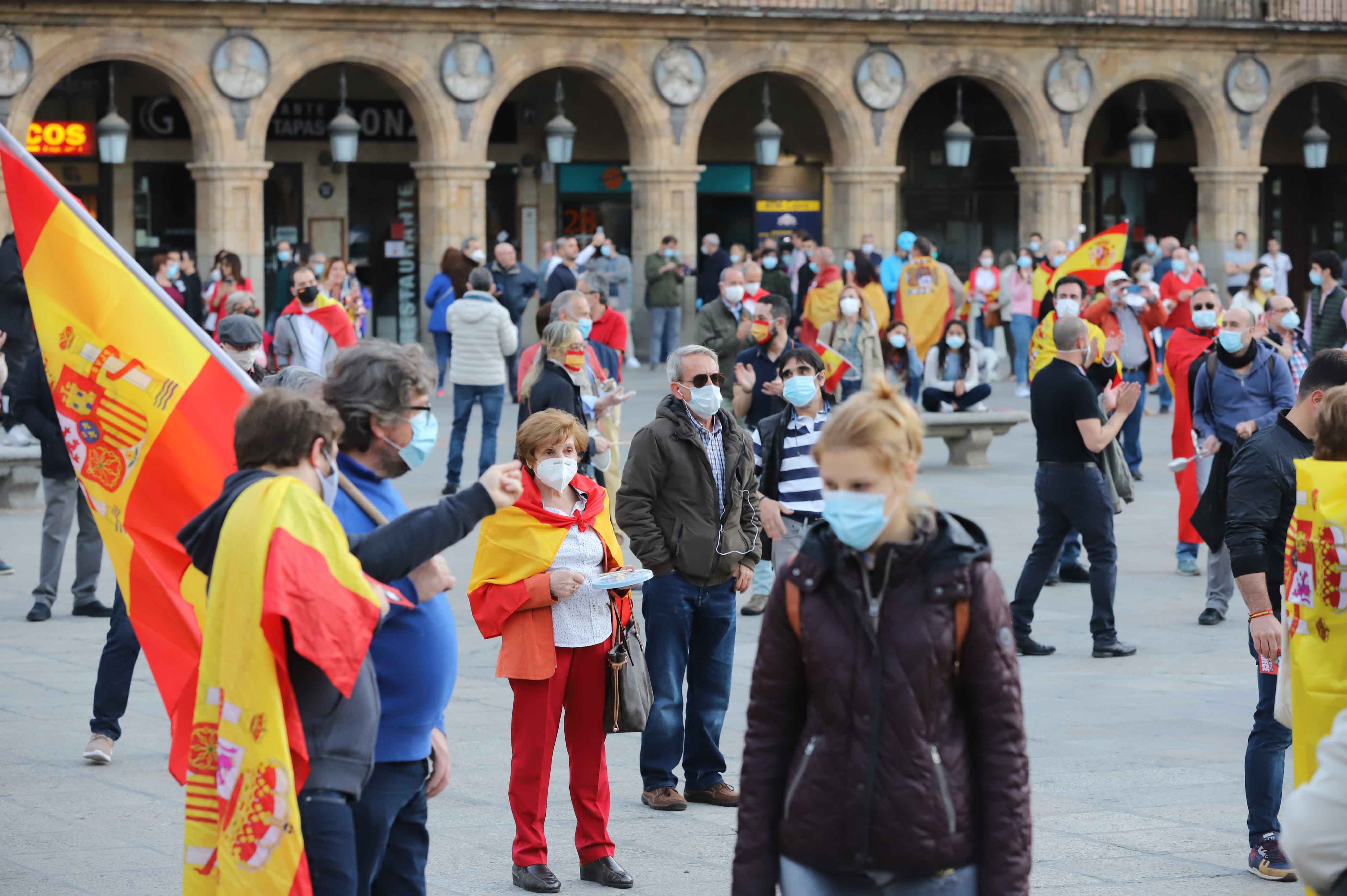 Fotos: Tercer día de protestas contra el Gobierno en Salamanca