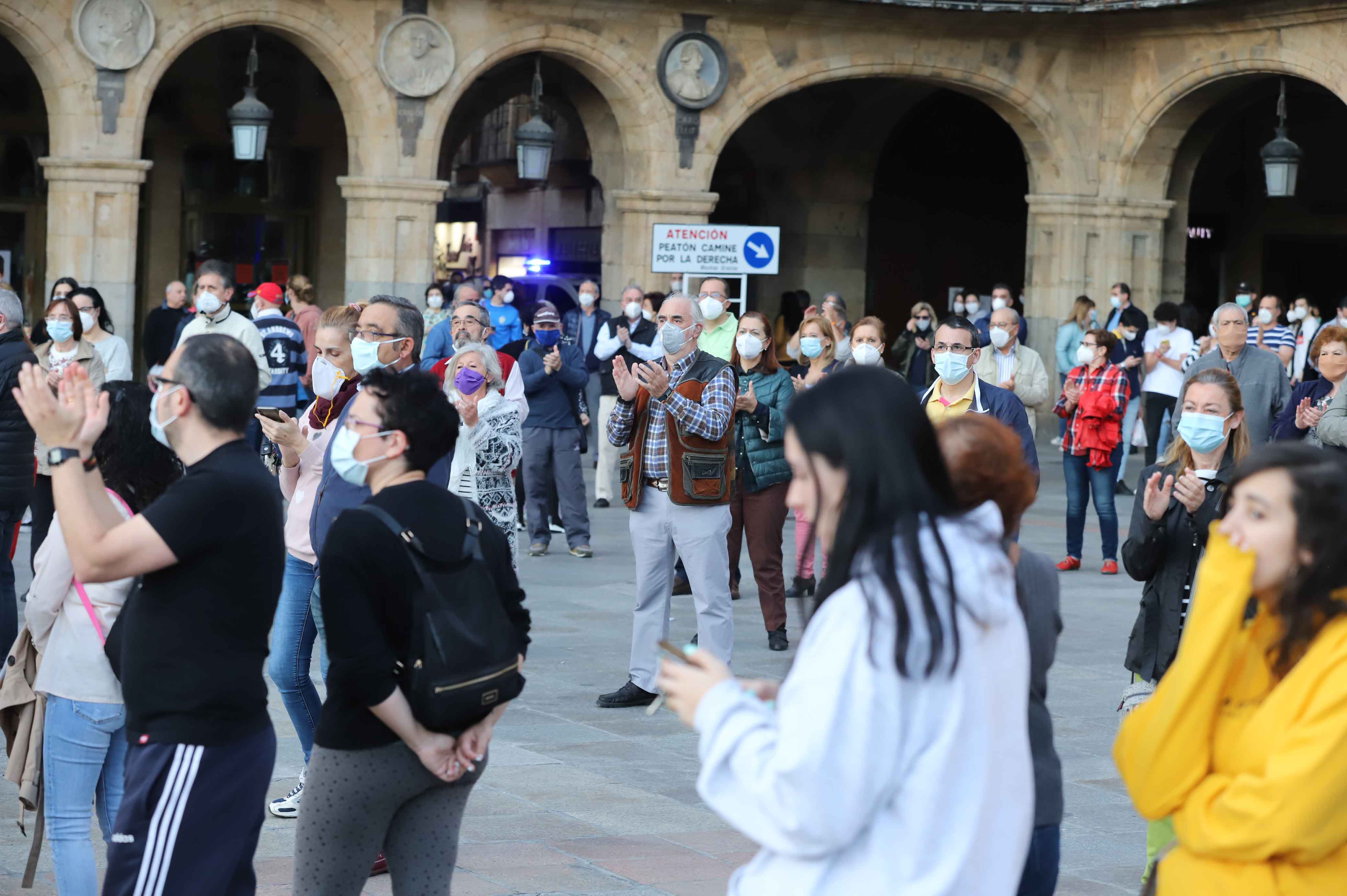 Fotos: Tercer día de protestas contra el Gobierno en Salamanca