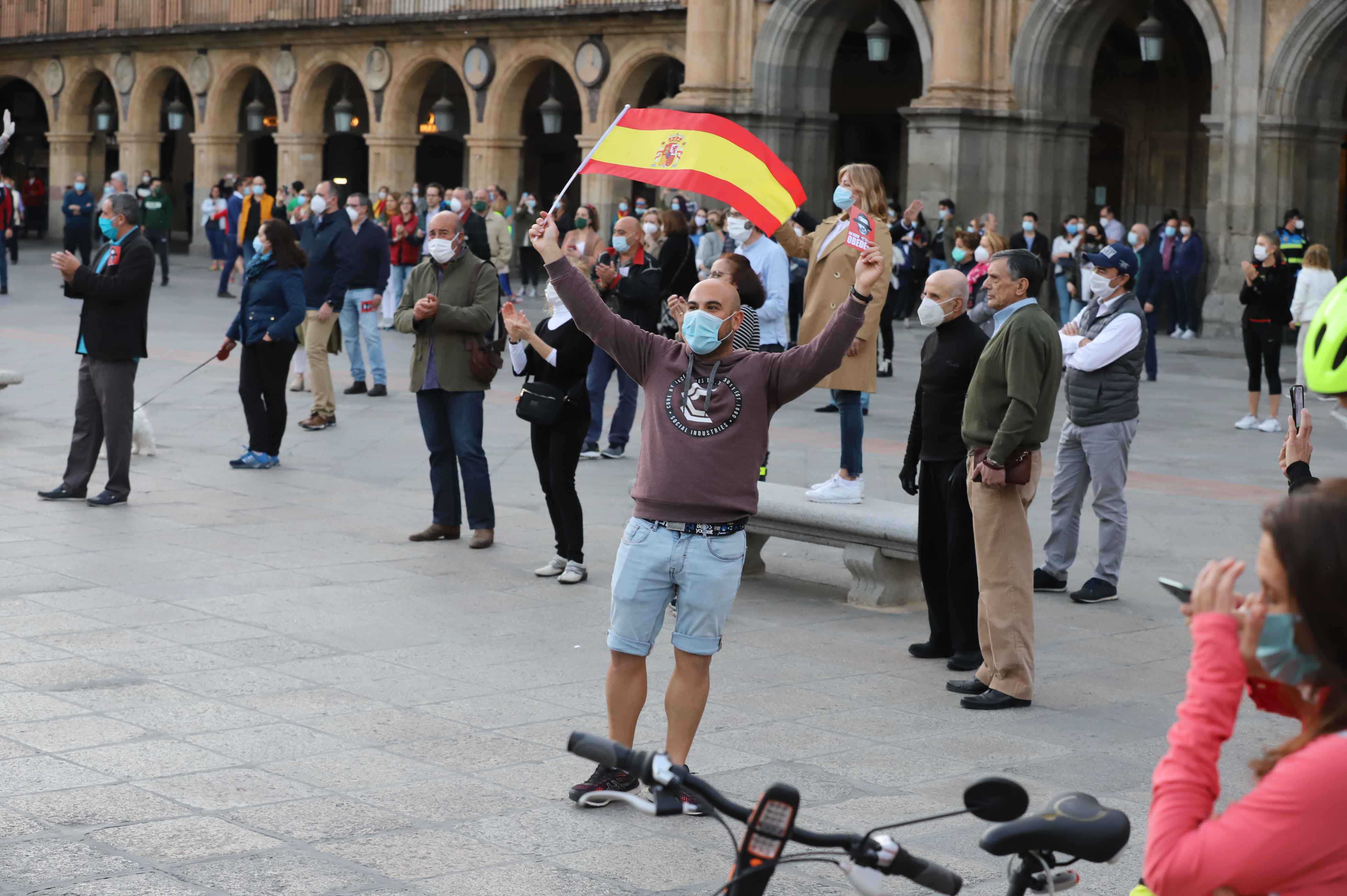 Fotos: Tercer día de protestas contra el Gobierno en Salamanca