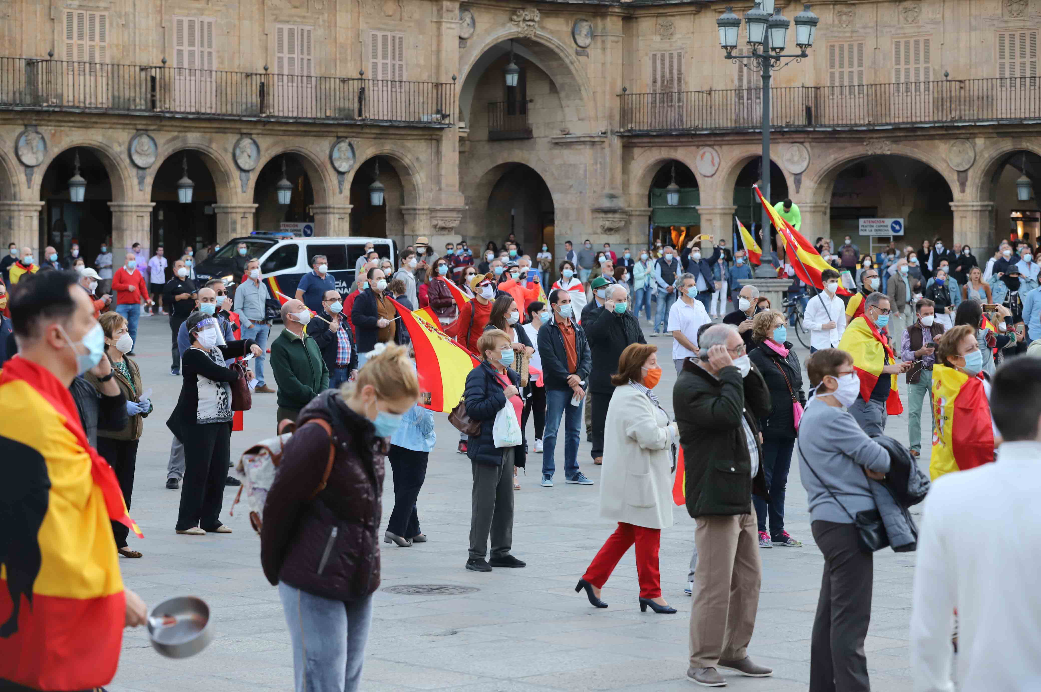 Fotos: Tercer día de protestas contra el Gobierno en Salamanca