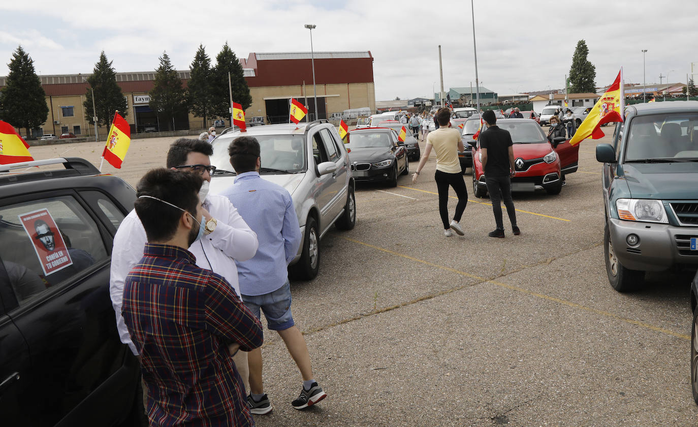 La caravana de Vox toma Palencia. 