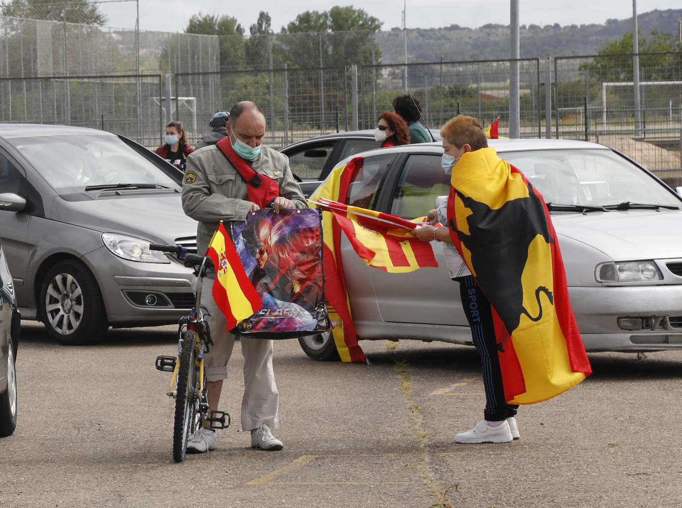 La caravana de Vox toma Palencia. 