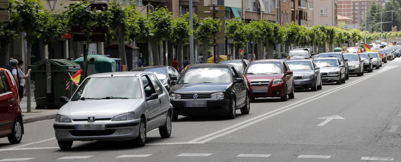 La caravana de Vox toma Palencia. 