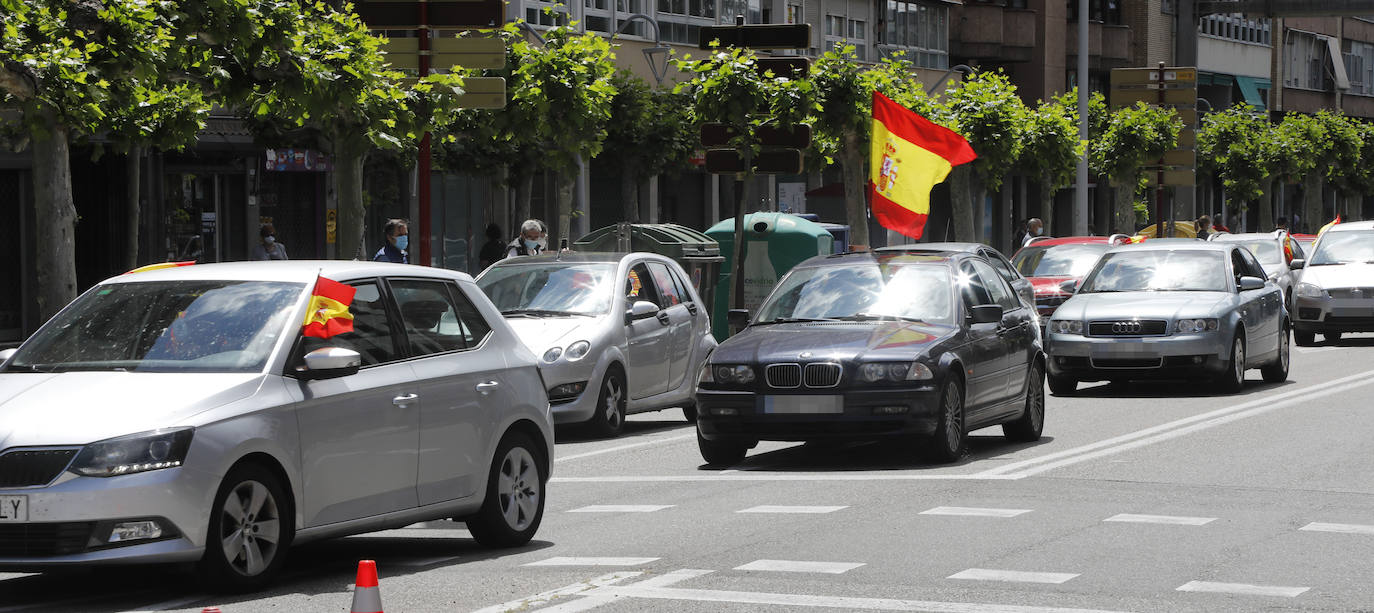 La caravana de Vox toma Palencia. 