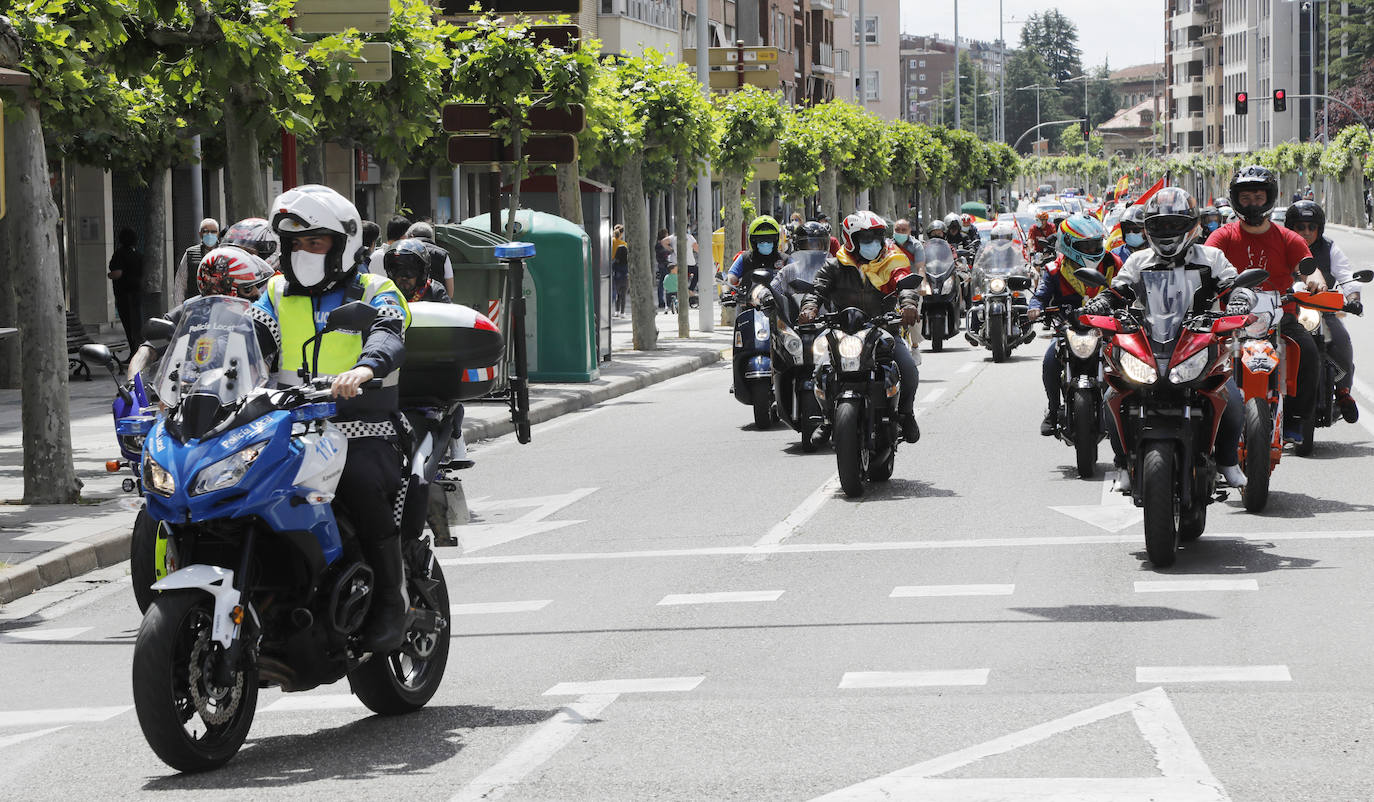 La caravana de Vox toma Palencia. 