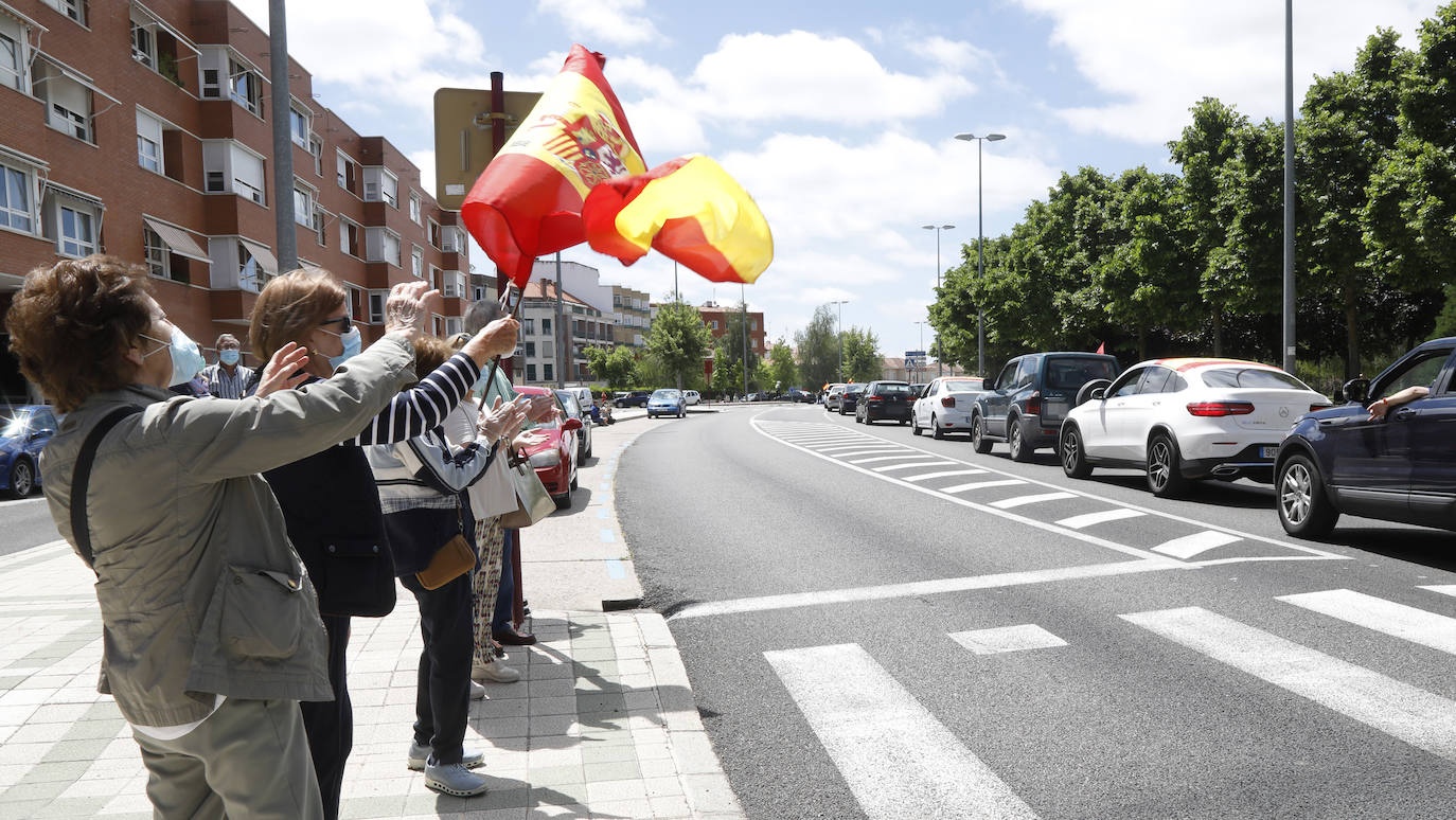 La caravana de Vox toma Palencia. 