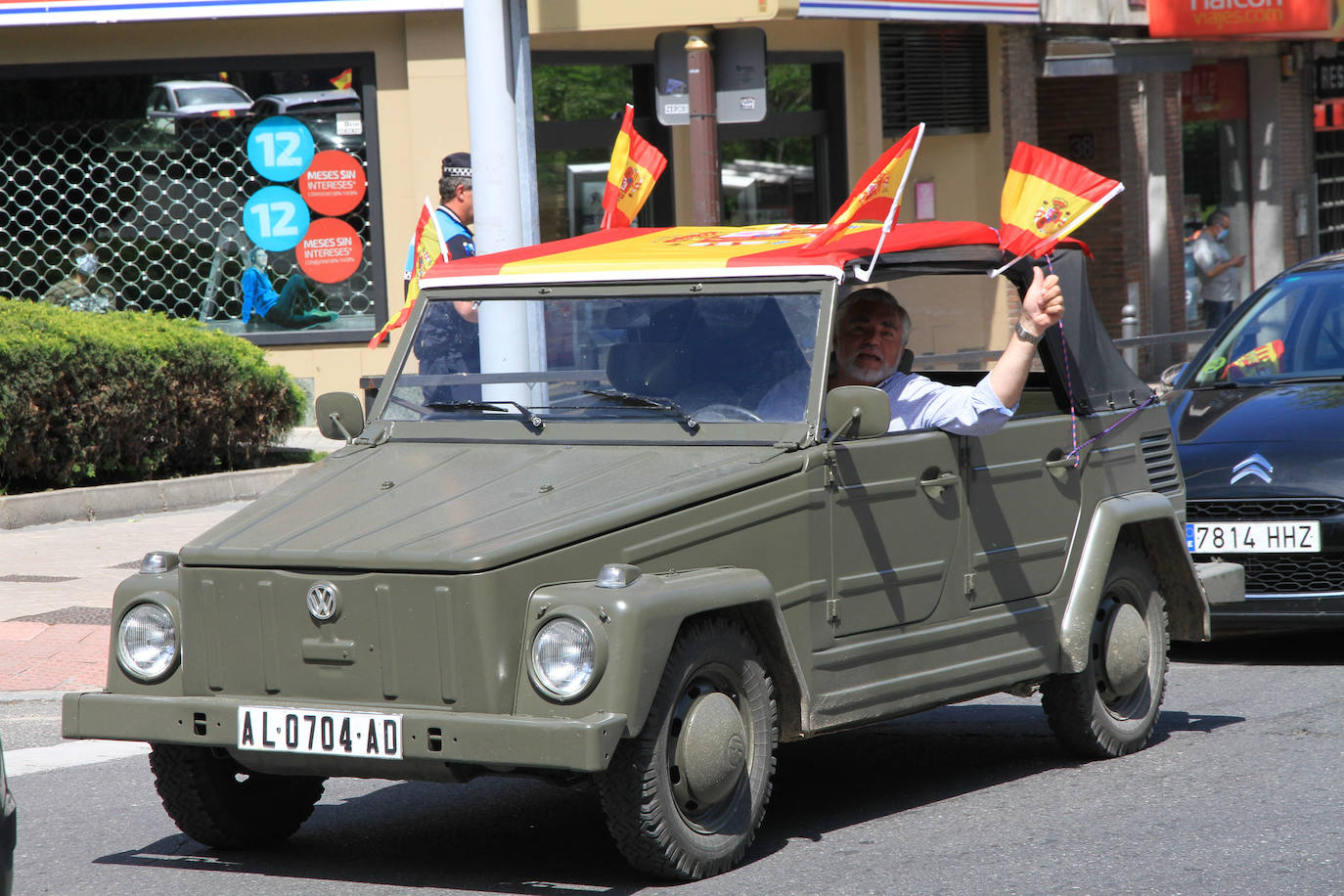 La caravana de Vox en Segovia. 