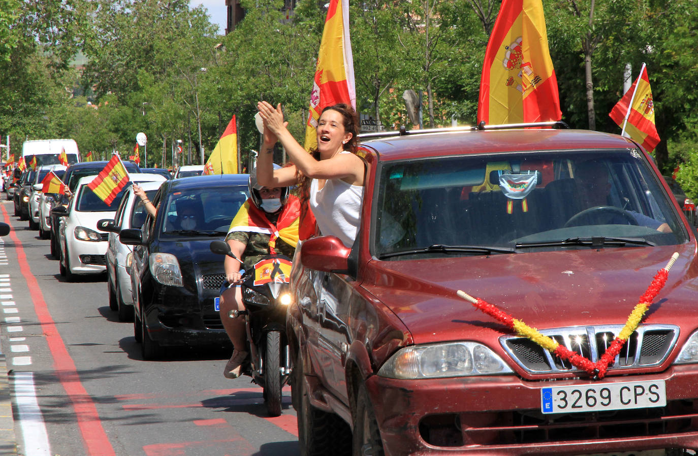 La caravana de Vox en Segovia. 