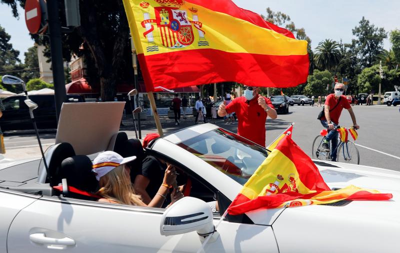 Imagen de la manifestación de Vox en Valencia