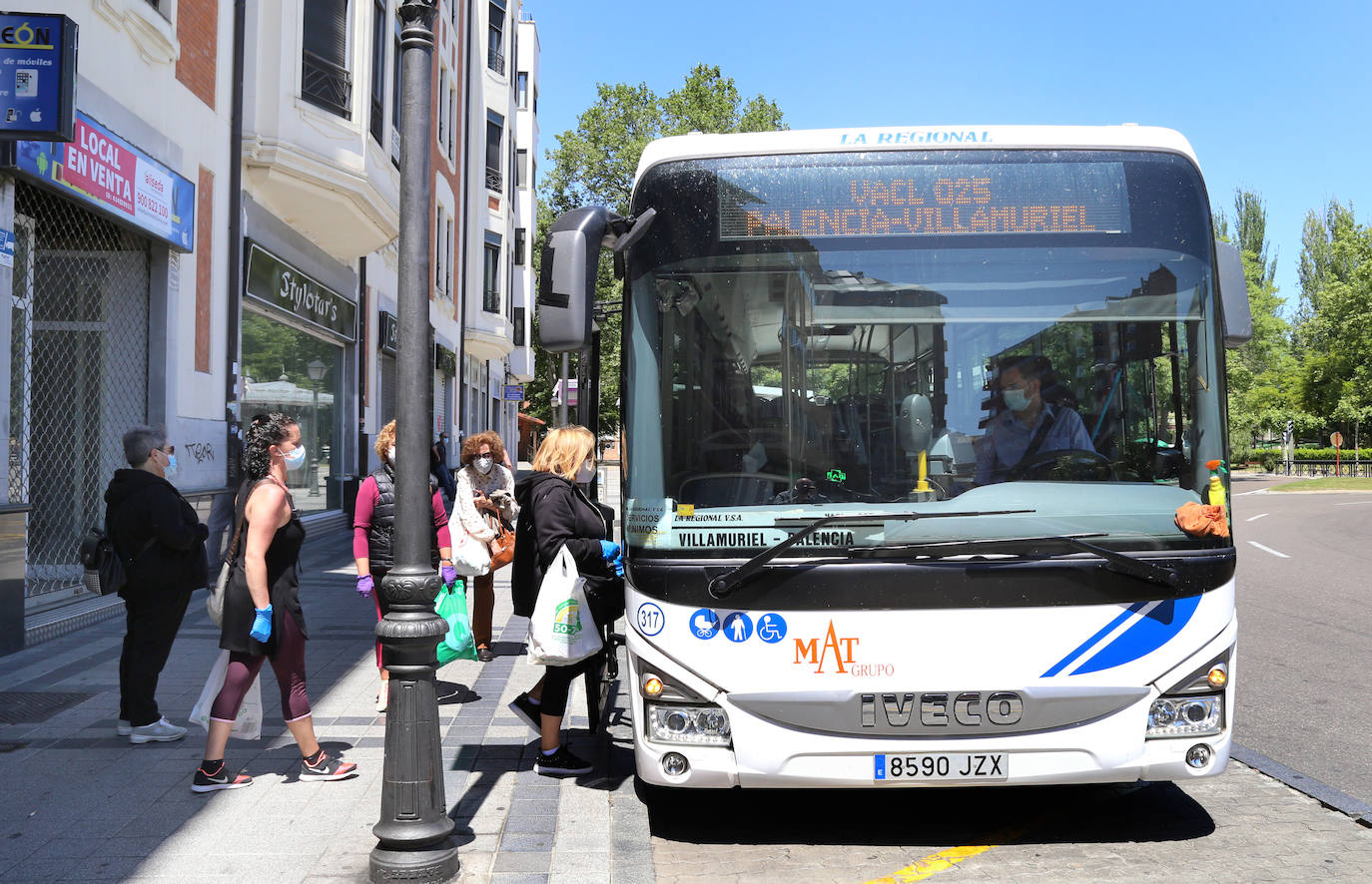 Palencia roza la imagen de normalidad en las calles. 