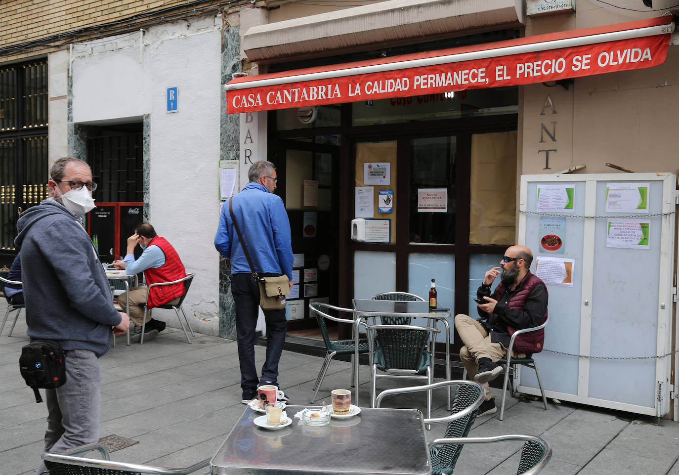 Palencia roza la imagen de normalidad en las calles. 