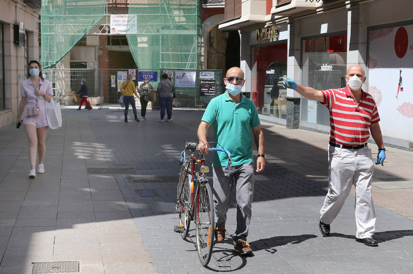 Palencia roza la imagen de normalidad en las calles. 