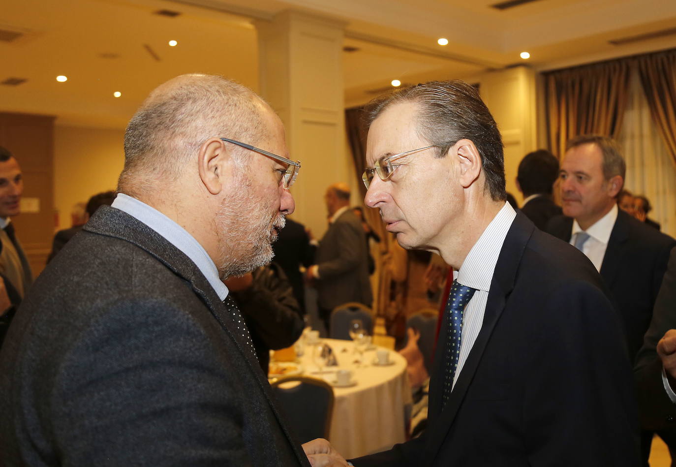 25.10.19 Francisco Igea y Germán Barrios en el Foro Económico de El Norte de Castilla en Palencia.