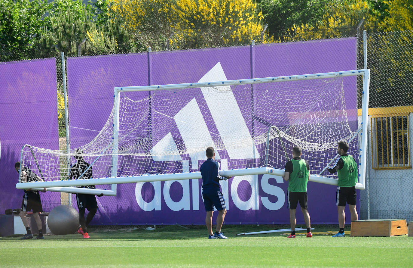 Fotos: El Real Valladolid puede entrenar en grupos de 14