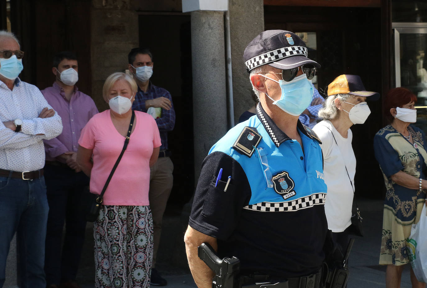 Fotos: Luto en Segovia por las víctimas del coronavirus