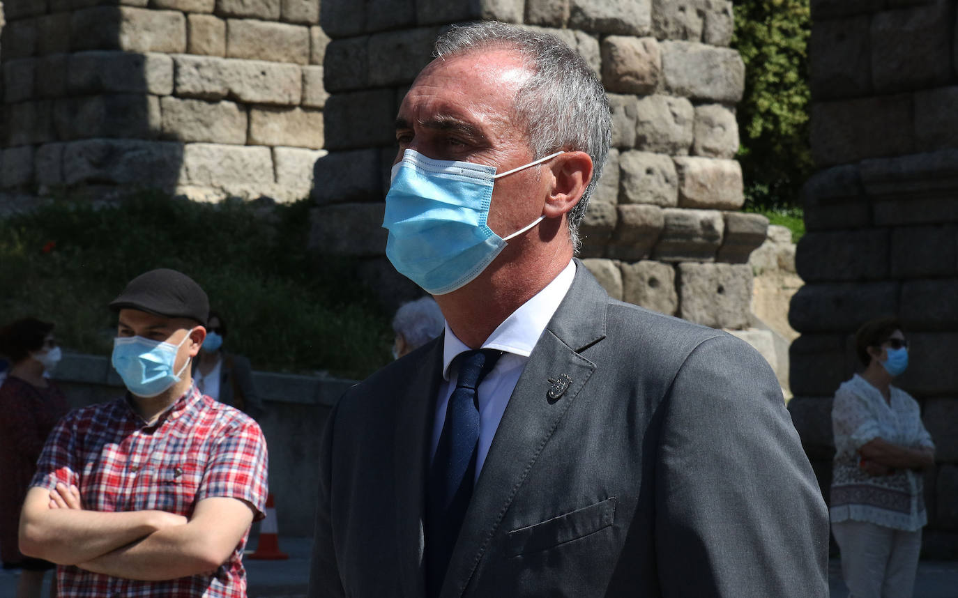 Fotos: Luto en Segovia por las víctimas del coronavirus